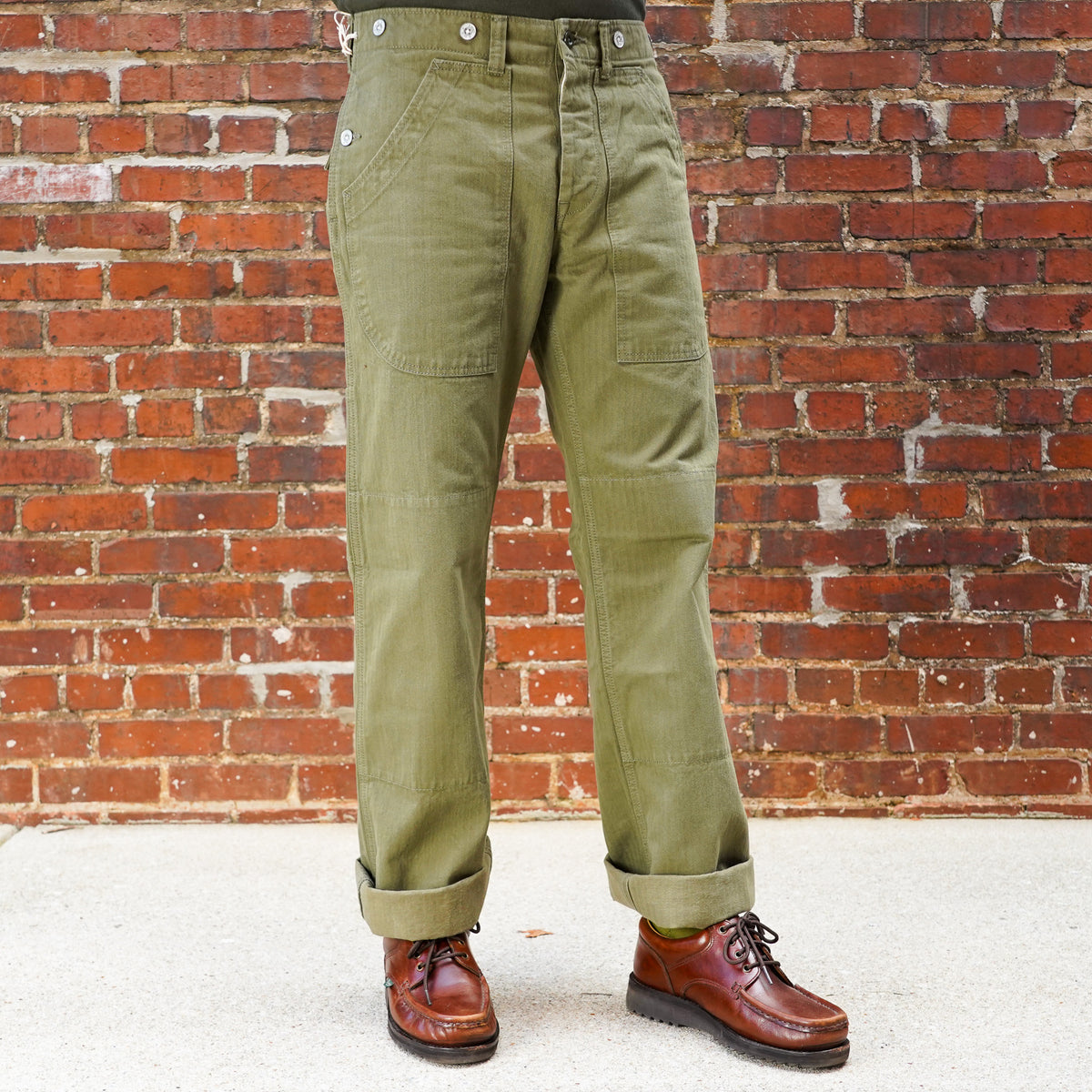 UES Double-Pocket Work Pants - Olive