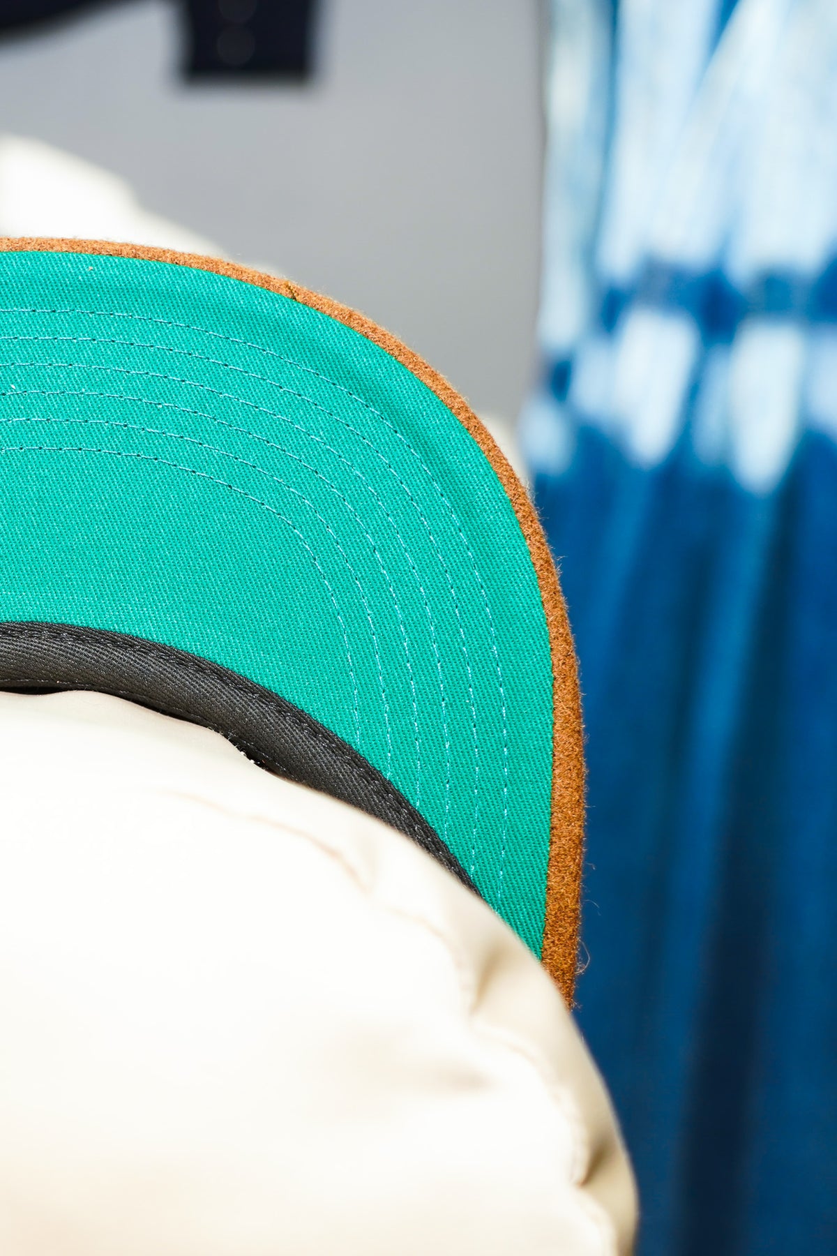 Guilty Party Embroidered Hat - Brown Melton