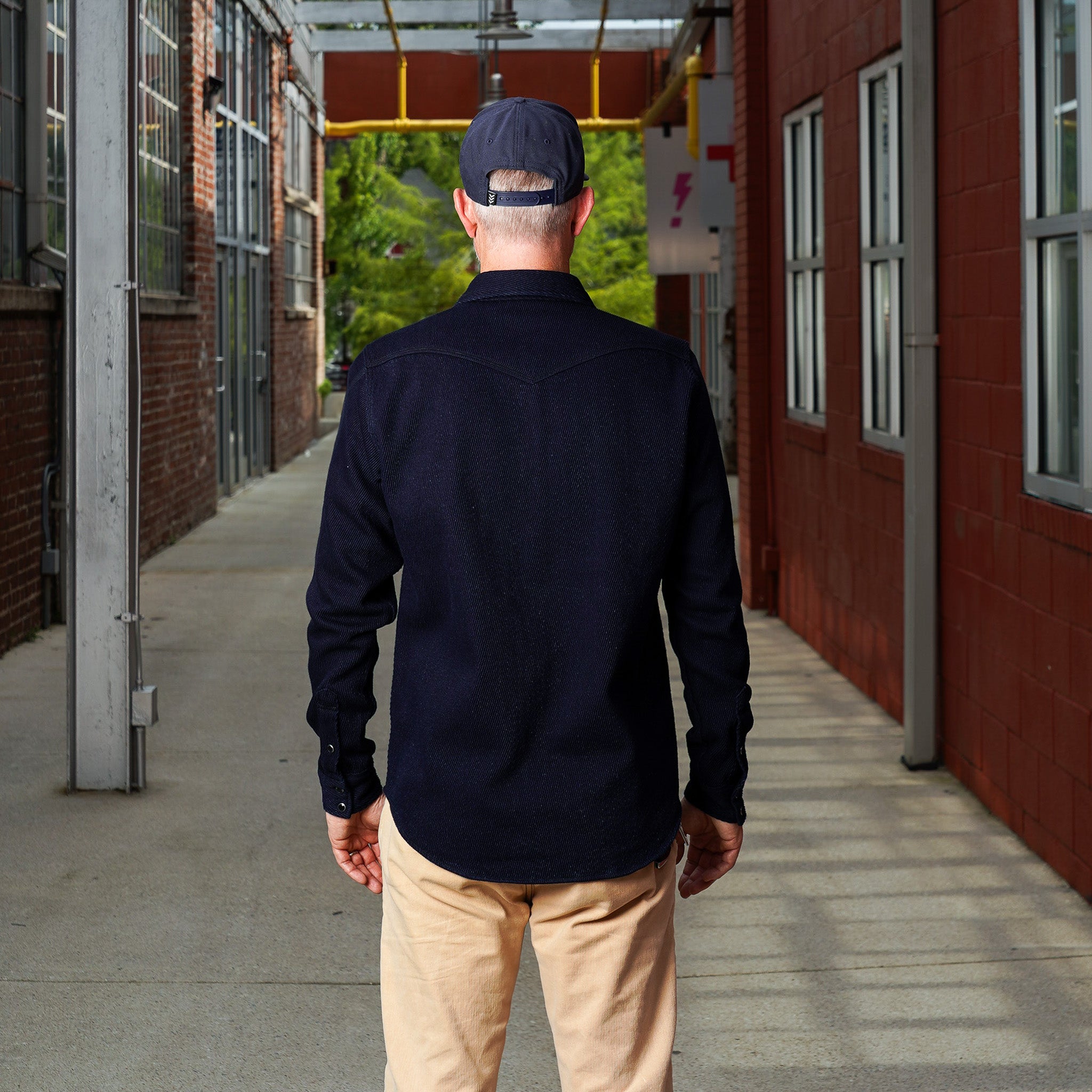 Iron Heart IHSH-208-IND 14oz Kersey Western Shirt - Indigo