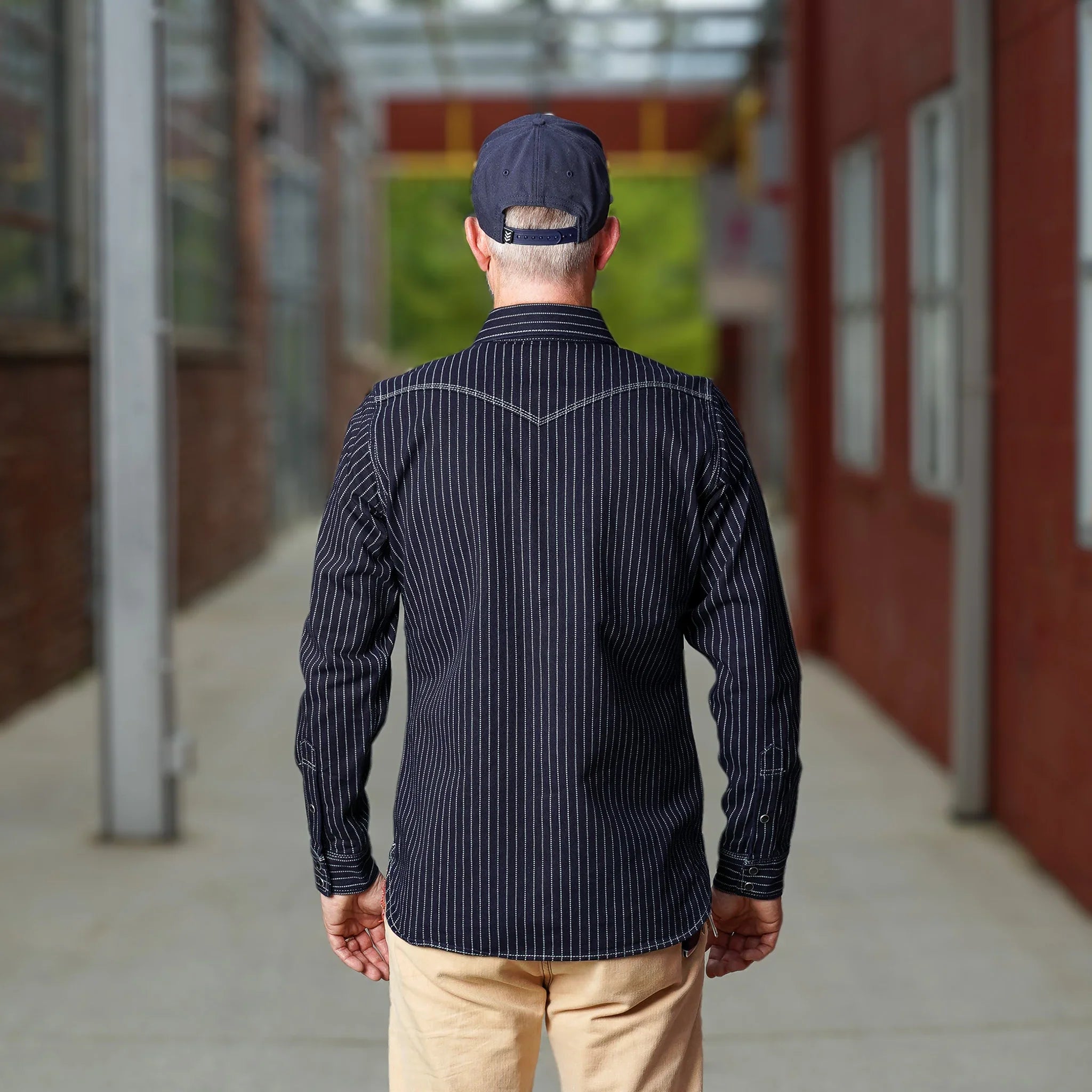 Iron Heart IHSH-62-IND 12oz Wabash Western Shirt - Indigo