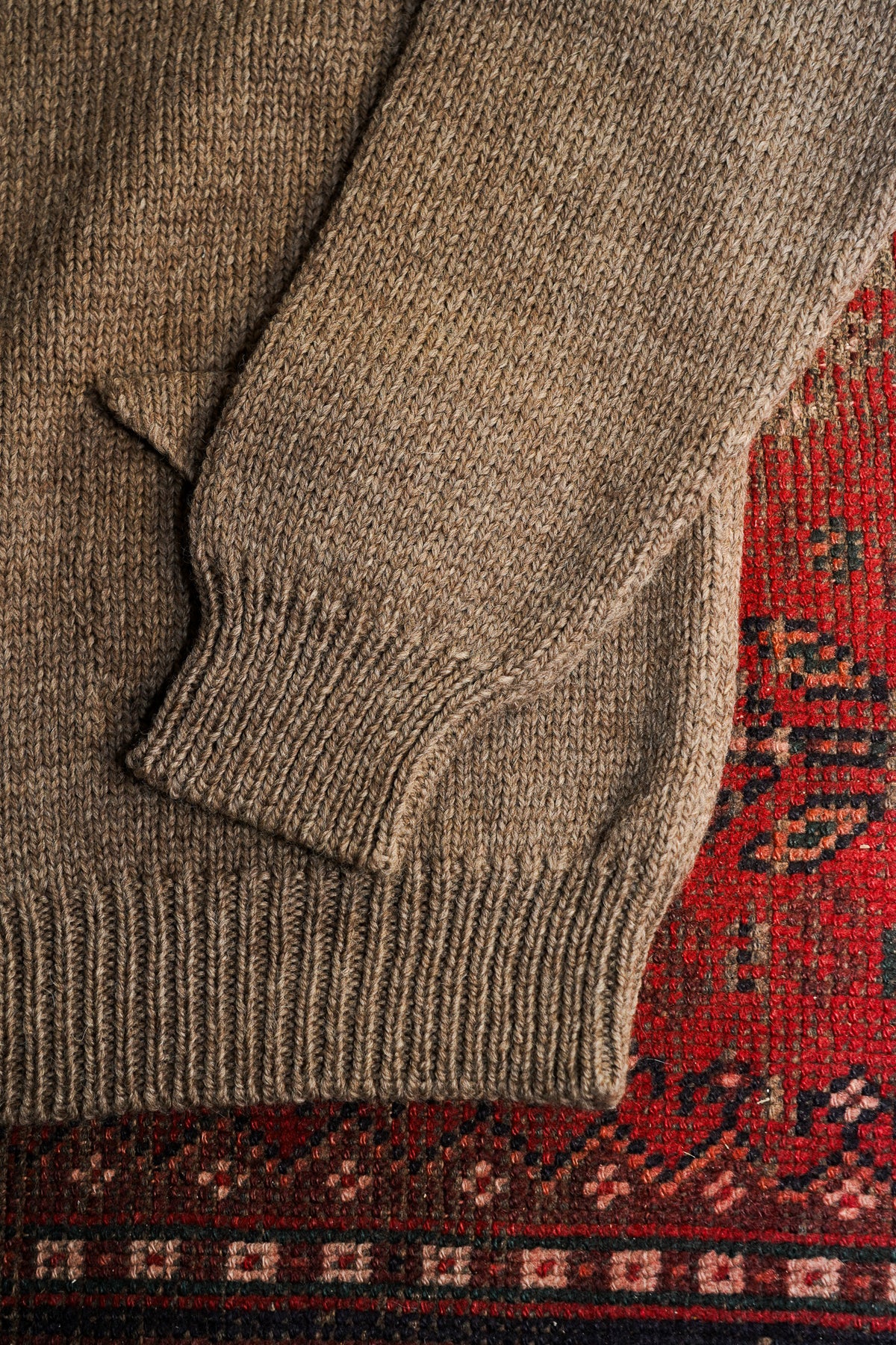 Wythe Zip Shawl Cardigan - Taupe