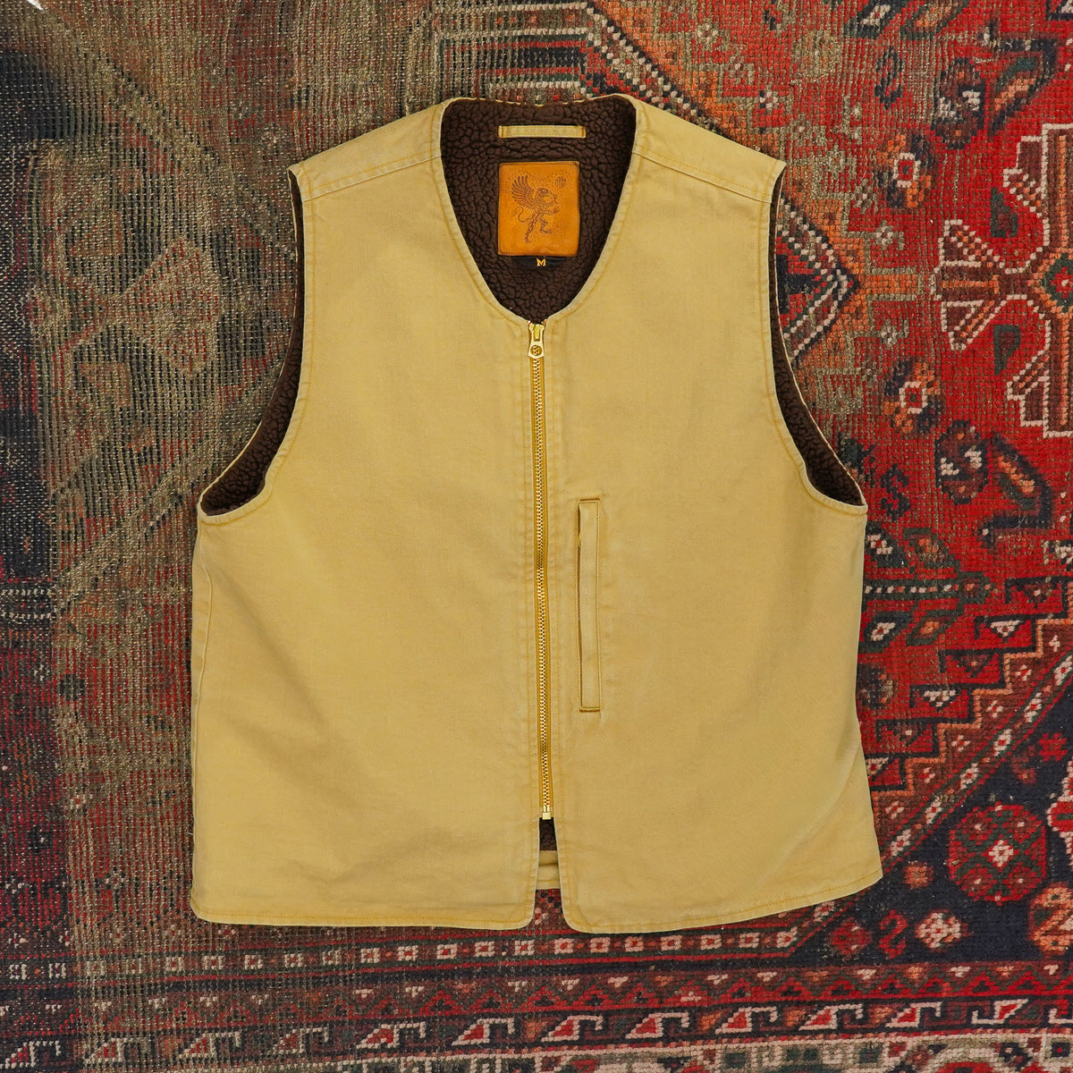 Indigofera Tectonic Vest - Beige Uneven Twill