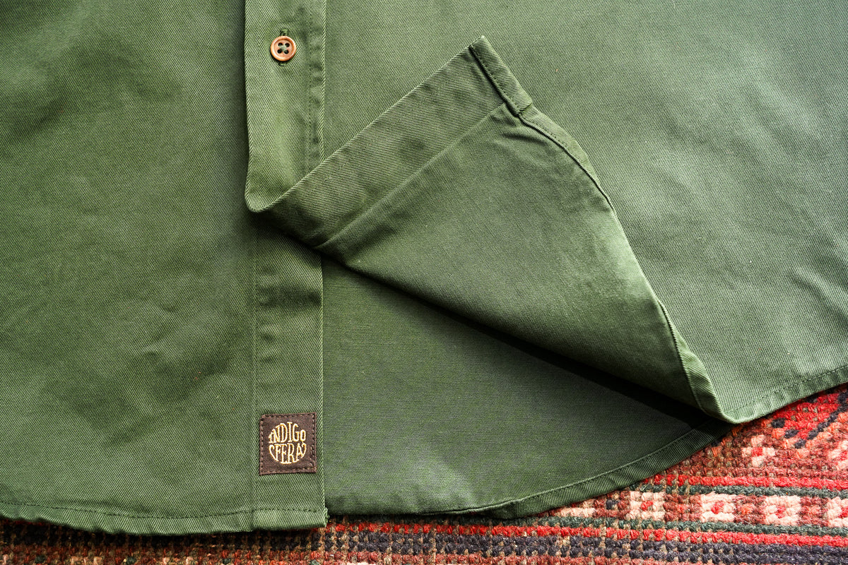 Indigofera Alamo Work Shirt - Greek Pitch