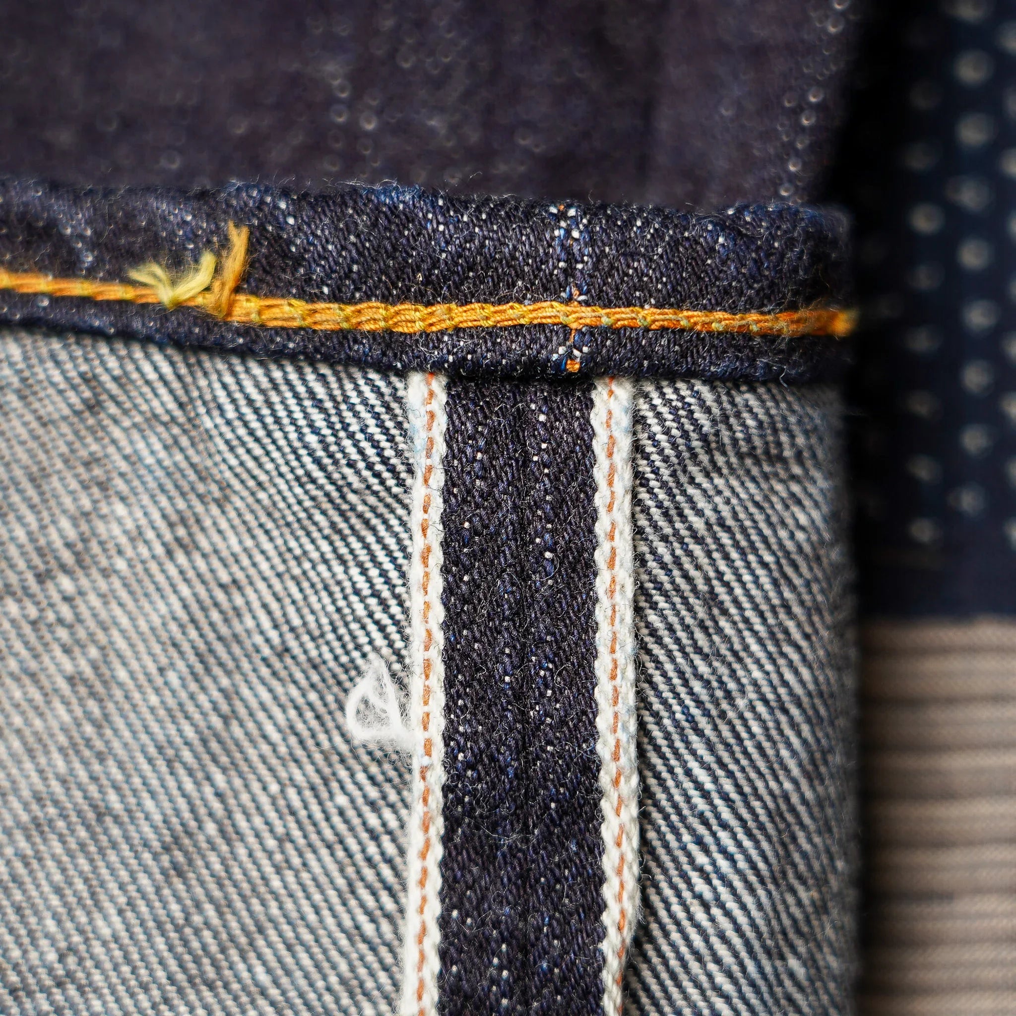 The Flat Head FN-3005 14.5oz Straight Selvedge Denim - Indigo