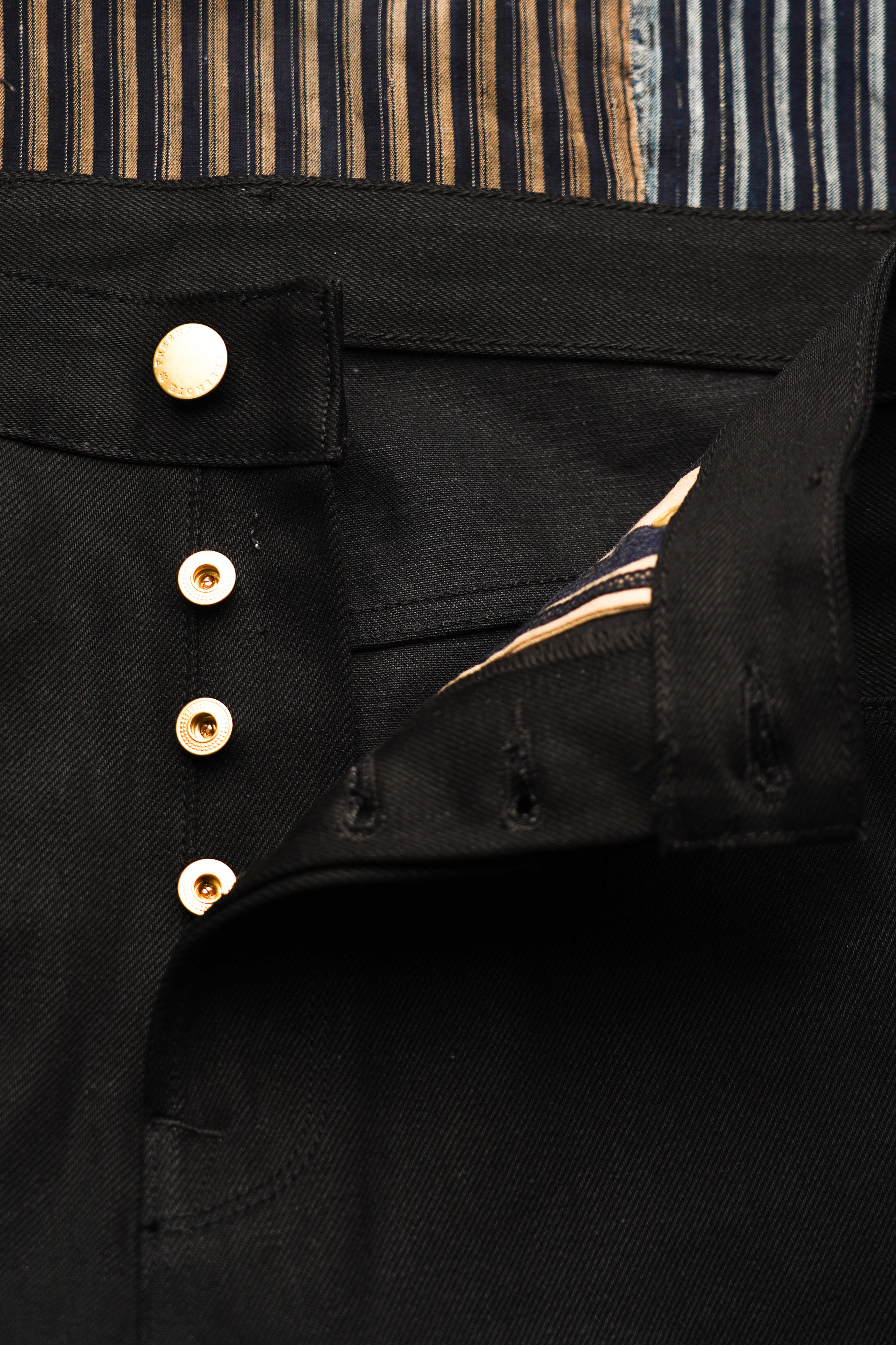 Freenote Cloth Modesto Wide Leg - 15.75oz Black/Black Selvedge Denim