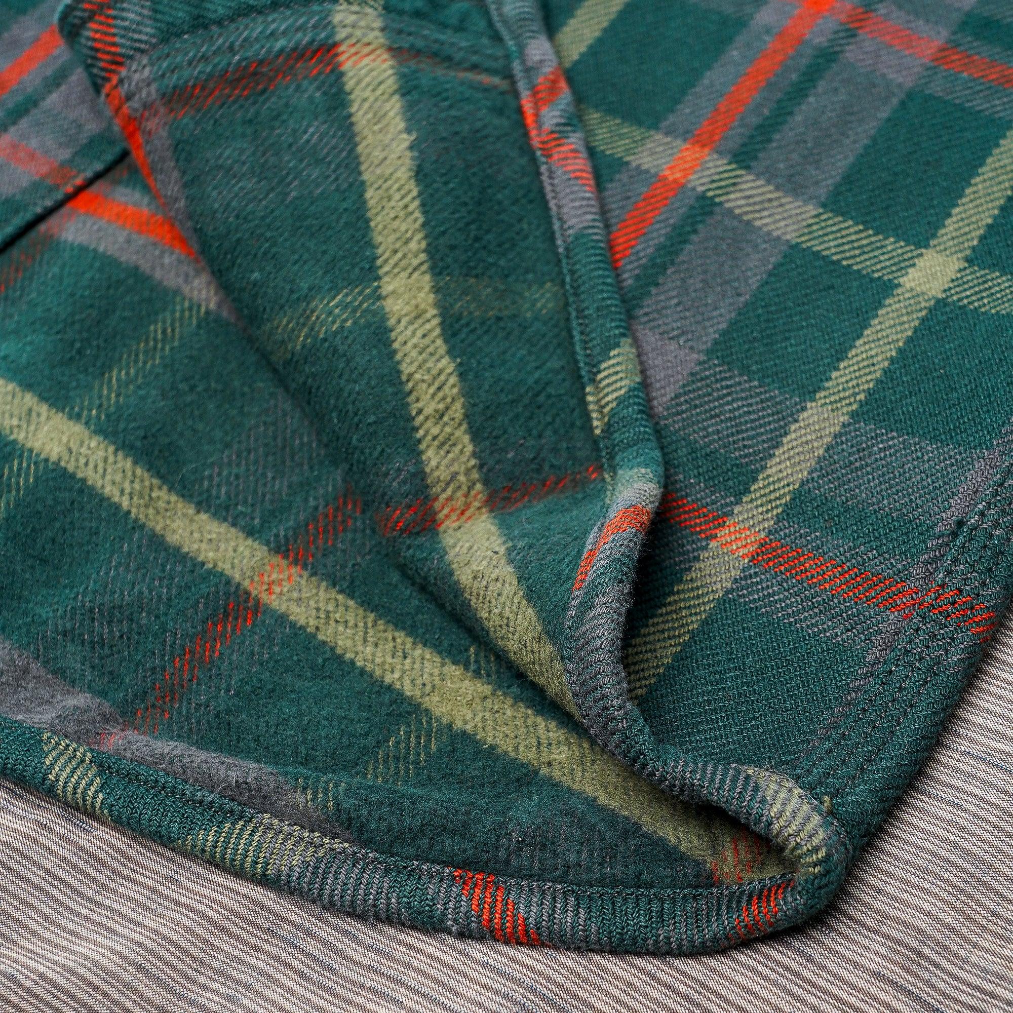 UES Extra Heavy Flannel Shirt - Green
