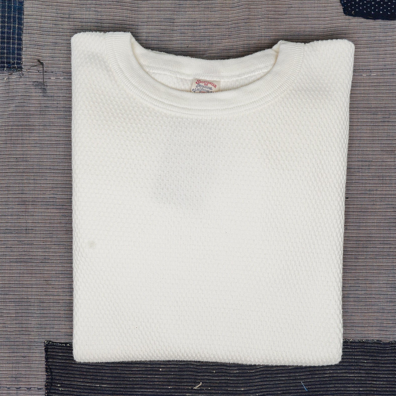 UES Double Honeycomb Thermal Shirt - Off White