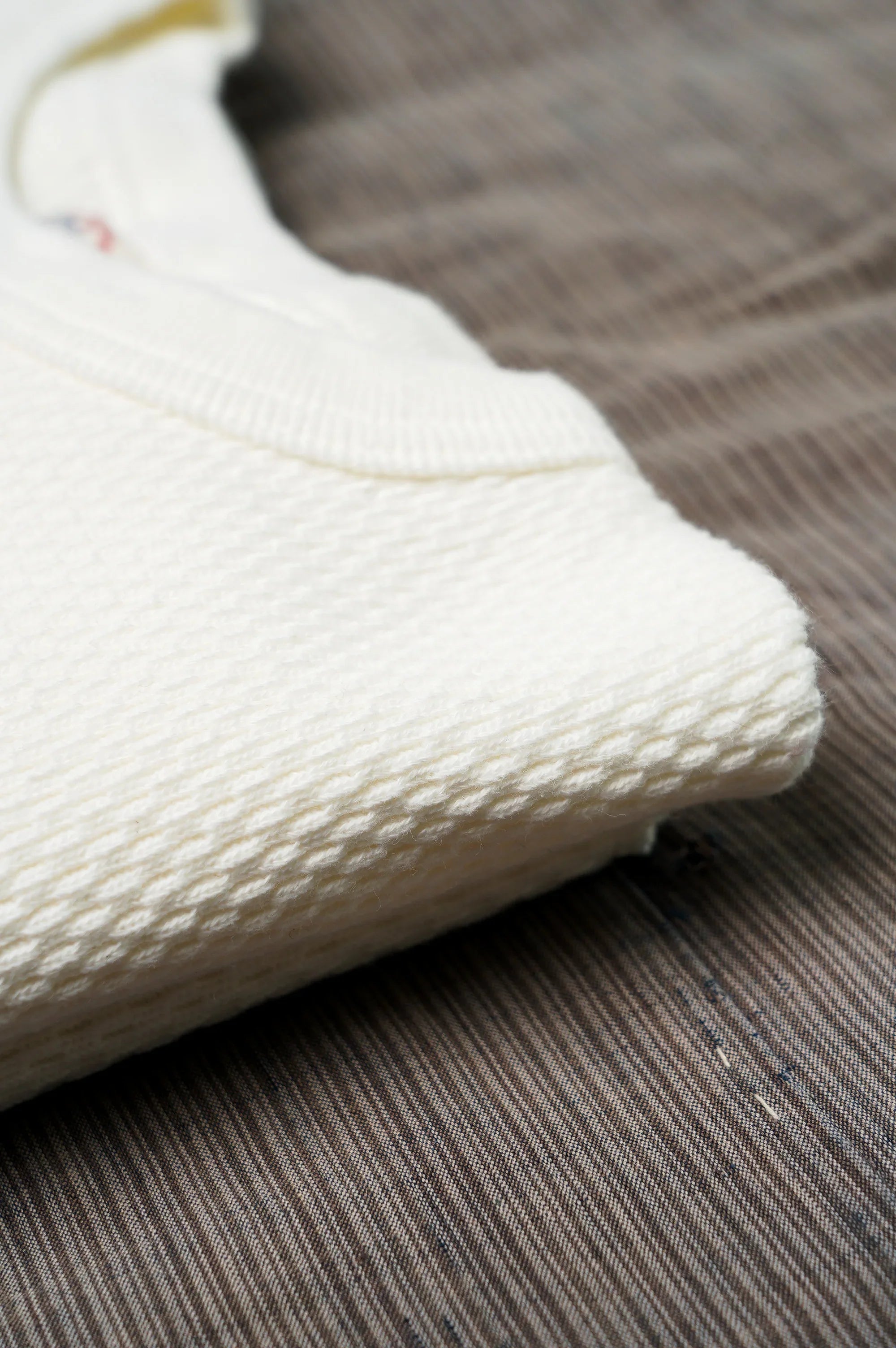 UES Double Honeycomb Thermal Shirt - Off White