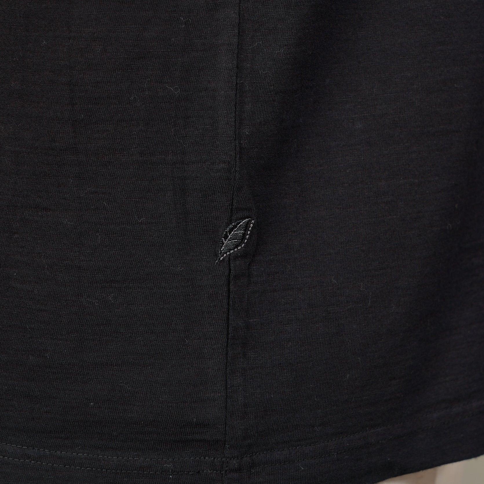 Pure Blue Japan Indigo Jersey T-shirt - Black Indigo