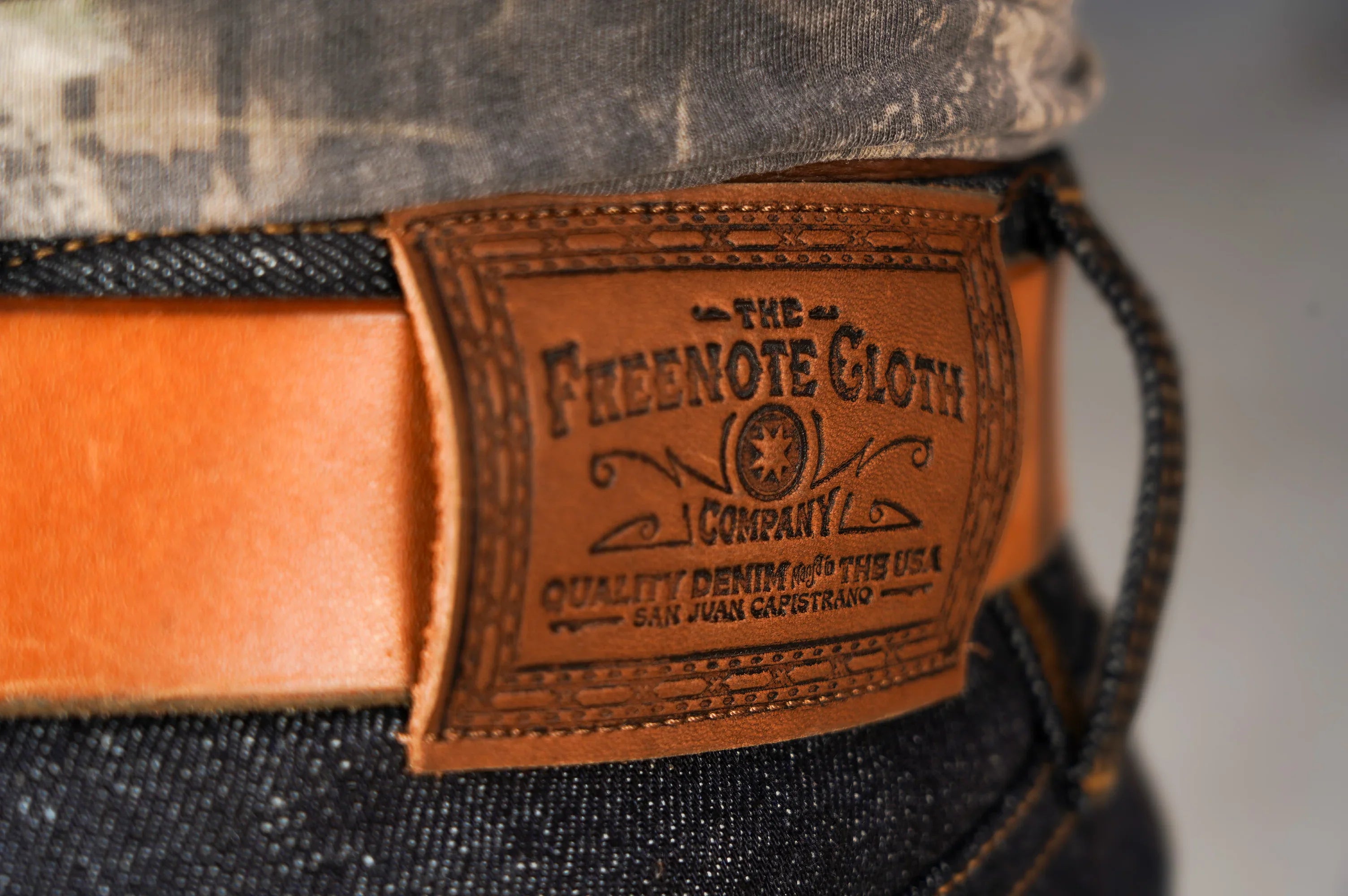 Freenote Cloth Modesto Wide Leg - 16oz Indigo Selvedge Denim