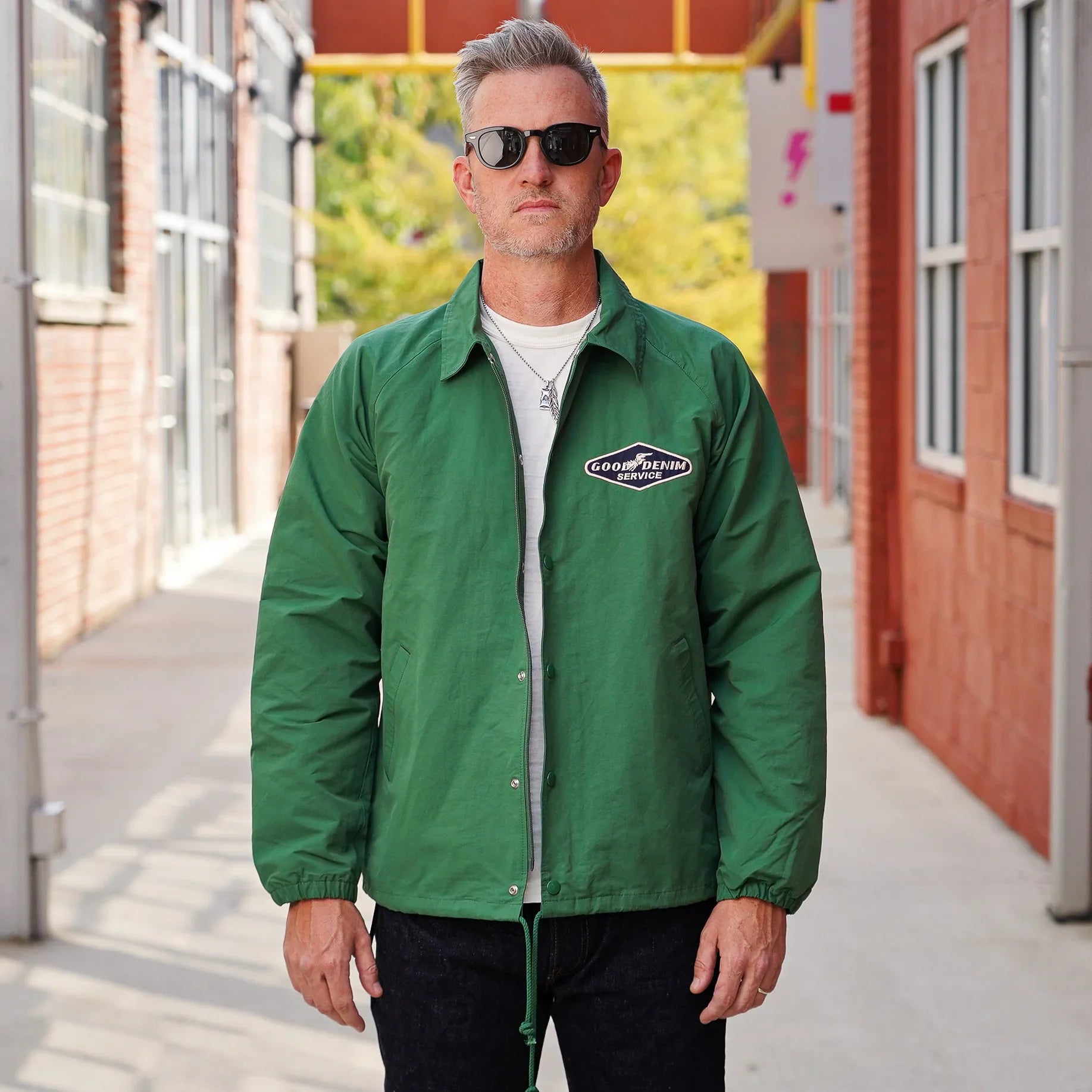 Studio D'Artisan 4627 60/40 Cross Coach Jacket - Green