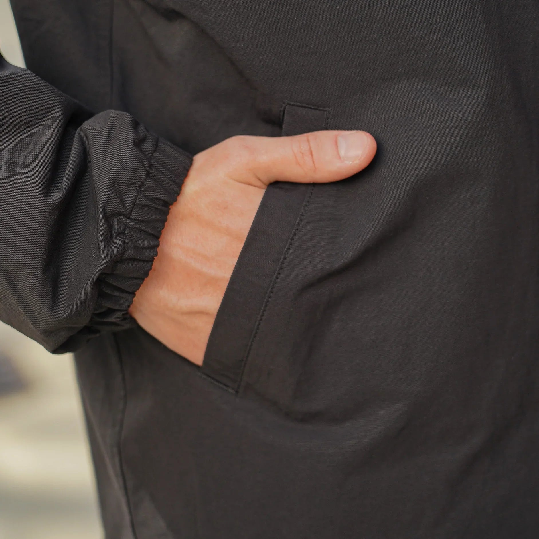 Studio D'Artisan 4627 60/40 Cross Coach Jacket - Black