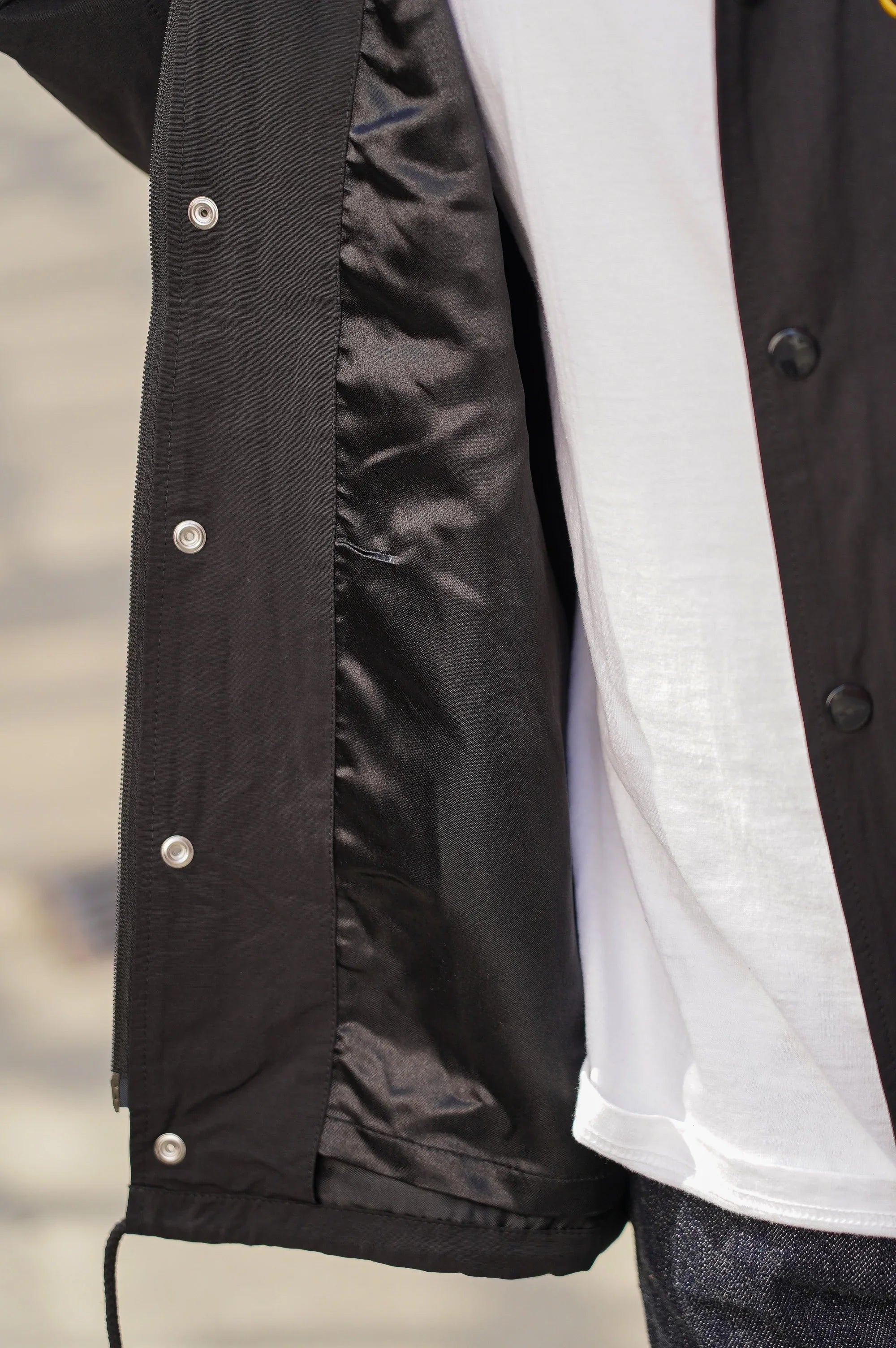 Studio D'Artisan 4627 60/40 Cross Coach Jacket - Black