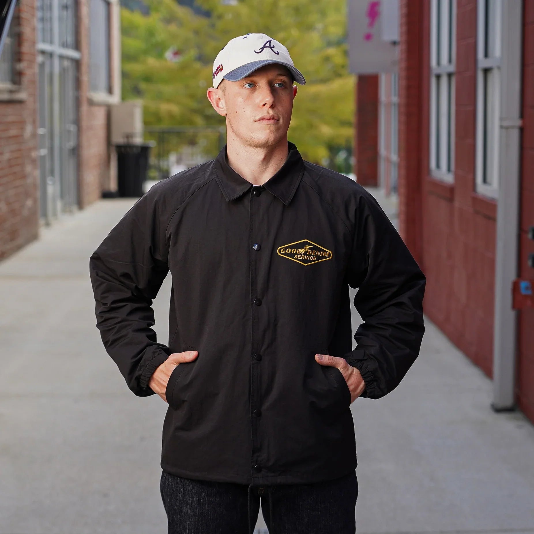 Studio D'Artisan 4627 60/40 Cross Coach Jacket - Black