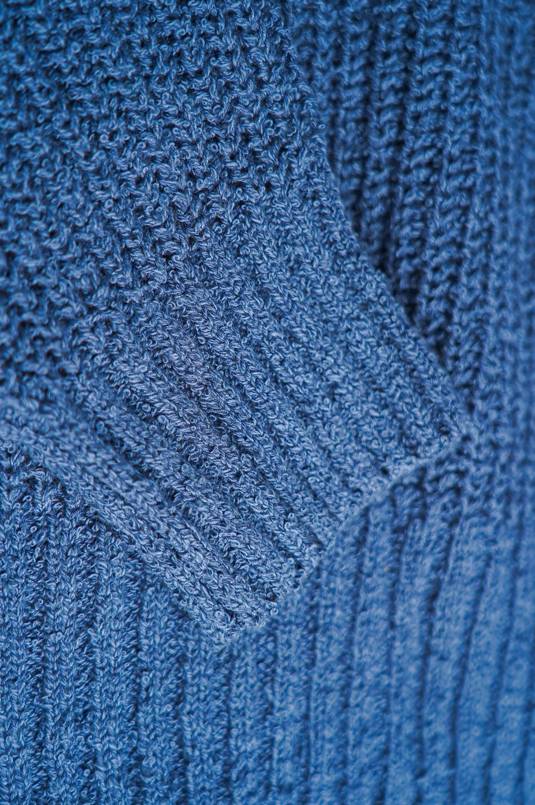 3sixteen Cotton Crewneck Sweater - Lapis Boucle