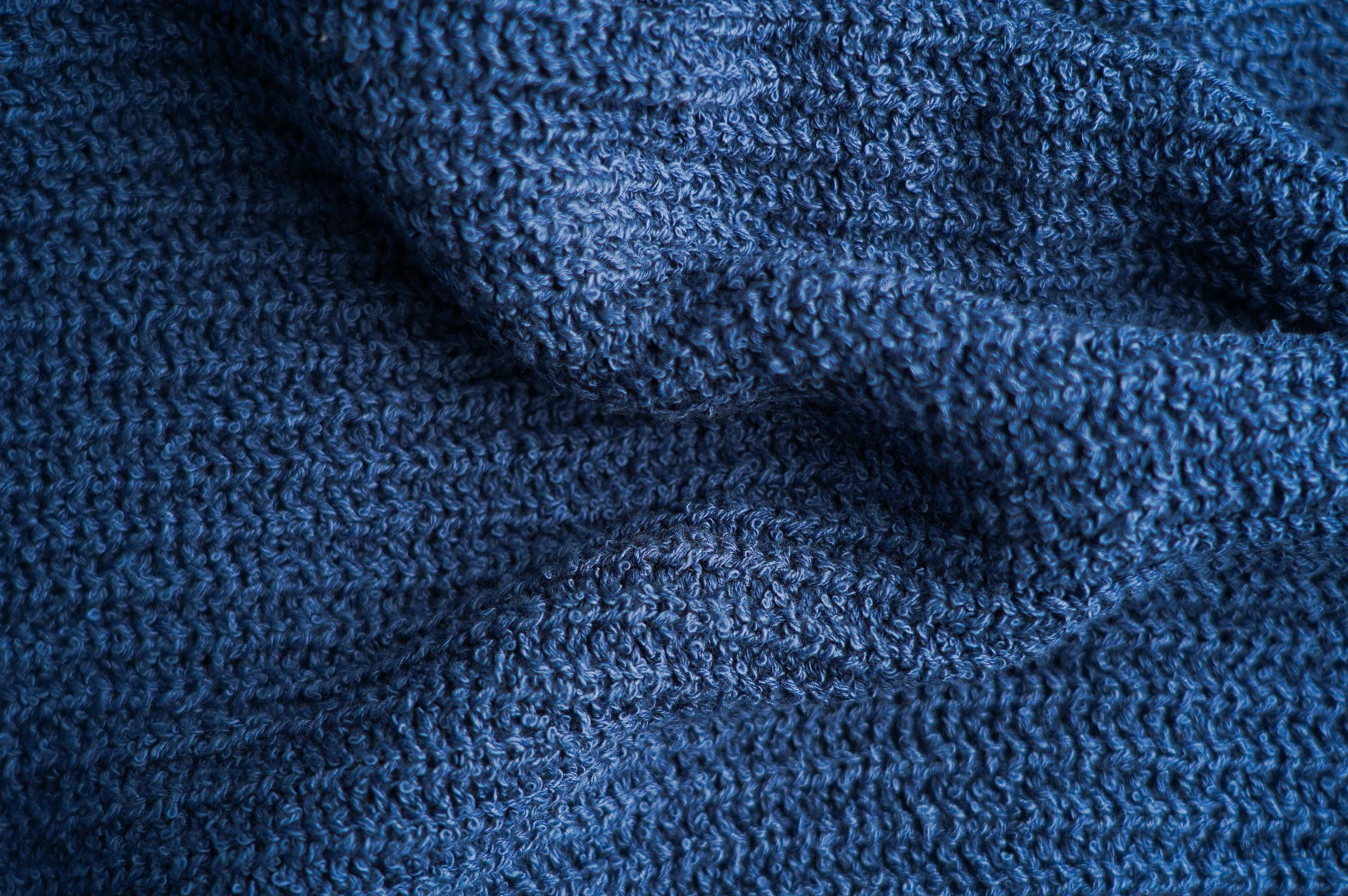 3sixteen Cotton Crewneck Sweater - Lapis Boucle