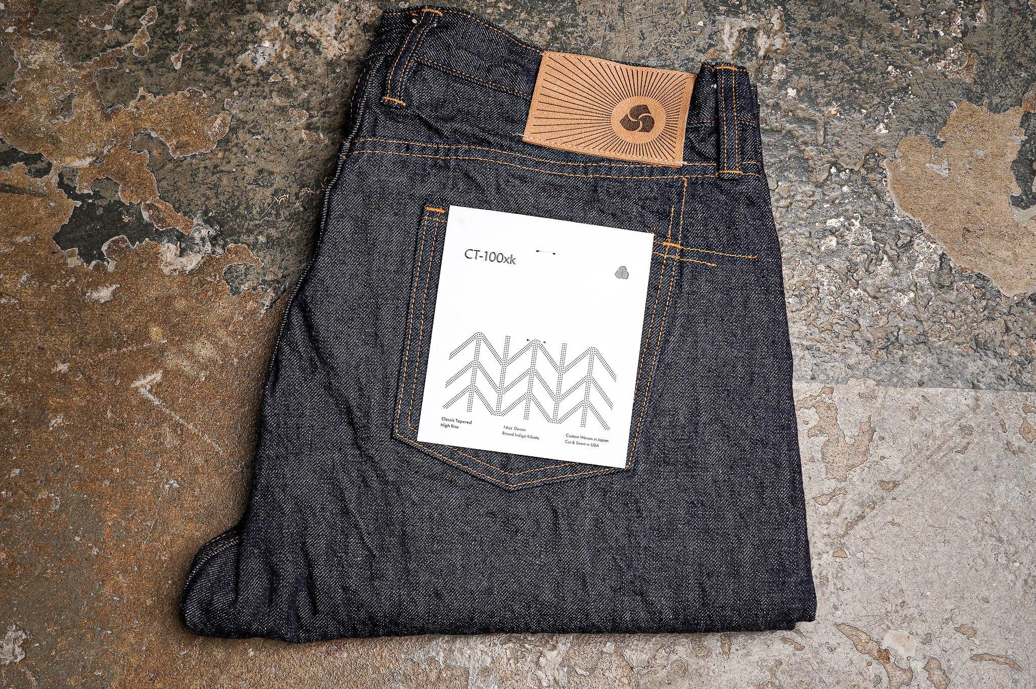 3sixteen CT-100xk - Classic Tapered - Rinsed Indigo Kibata