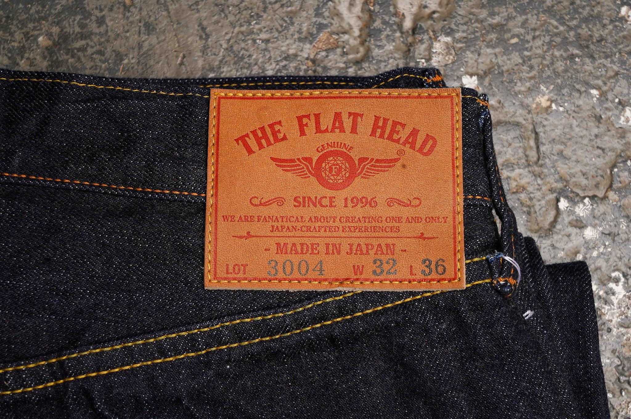 The Flat Head FN-3004 14.5oz Wide Tapered Selvedge Denim - Indigo