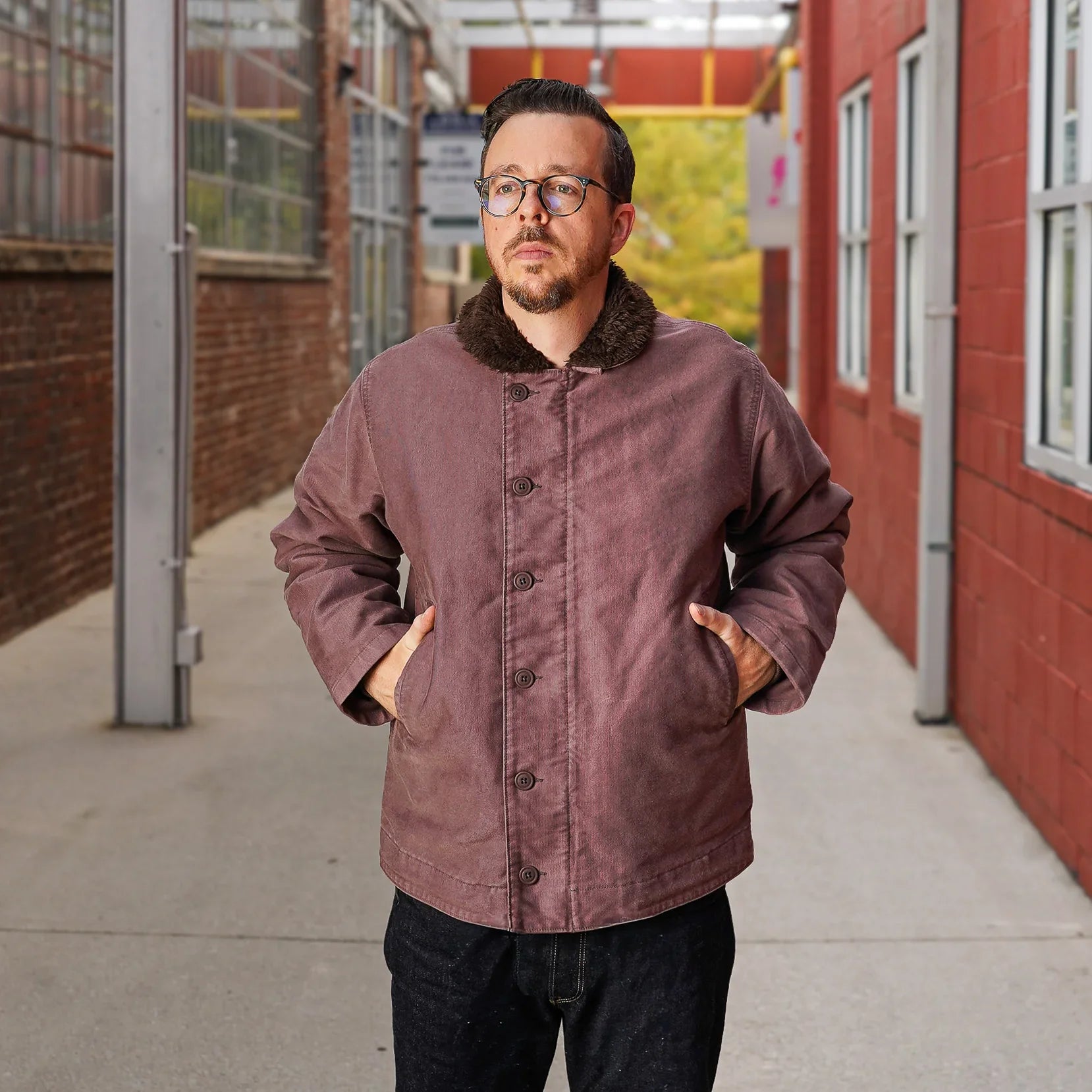 Wythe Deck Jacket - Dusty Purple