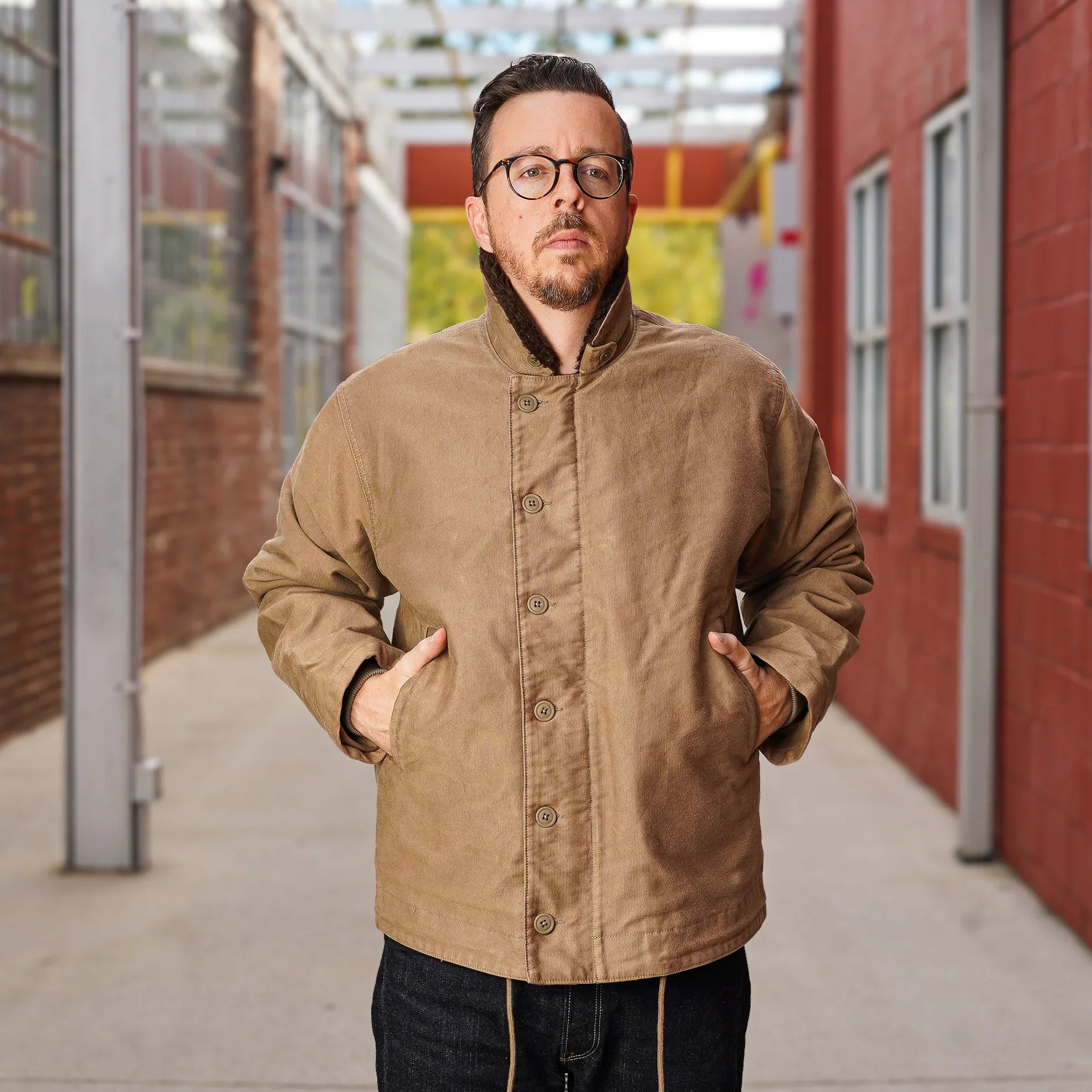 Wythe Deck Jacket - Faded Olive
