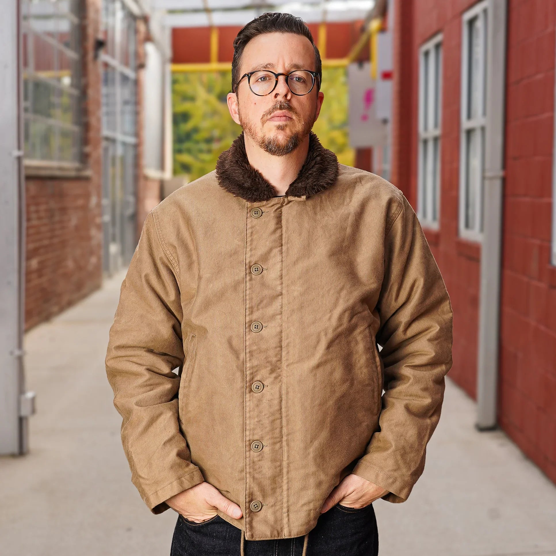 Wythe Deck Jacket - Faded Olive