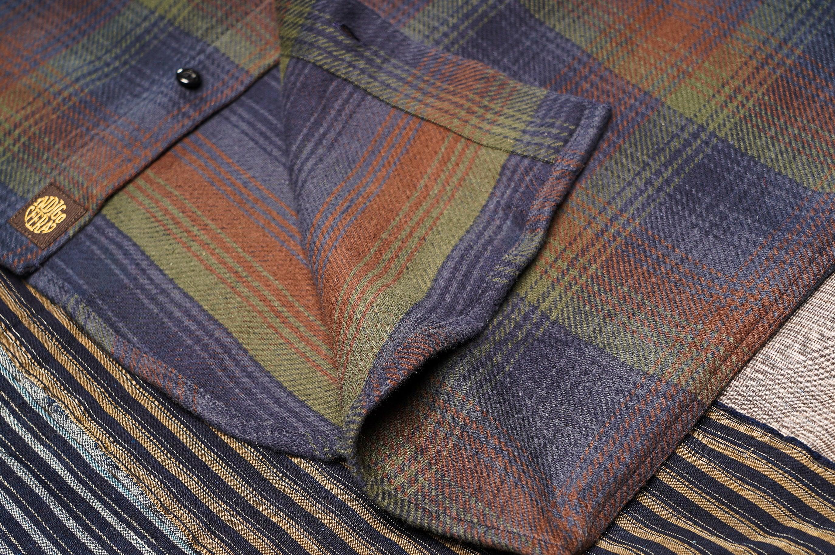 Indigofera Bryson Check Flannel Shirt - Multi