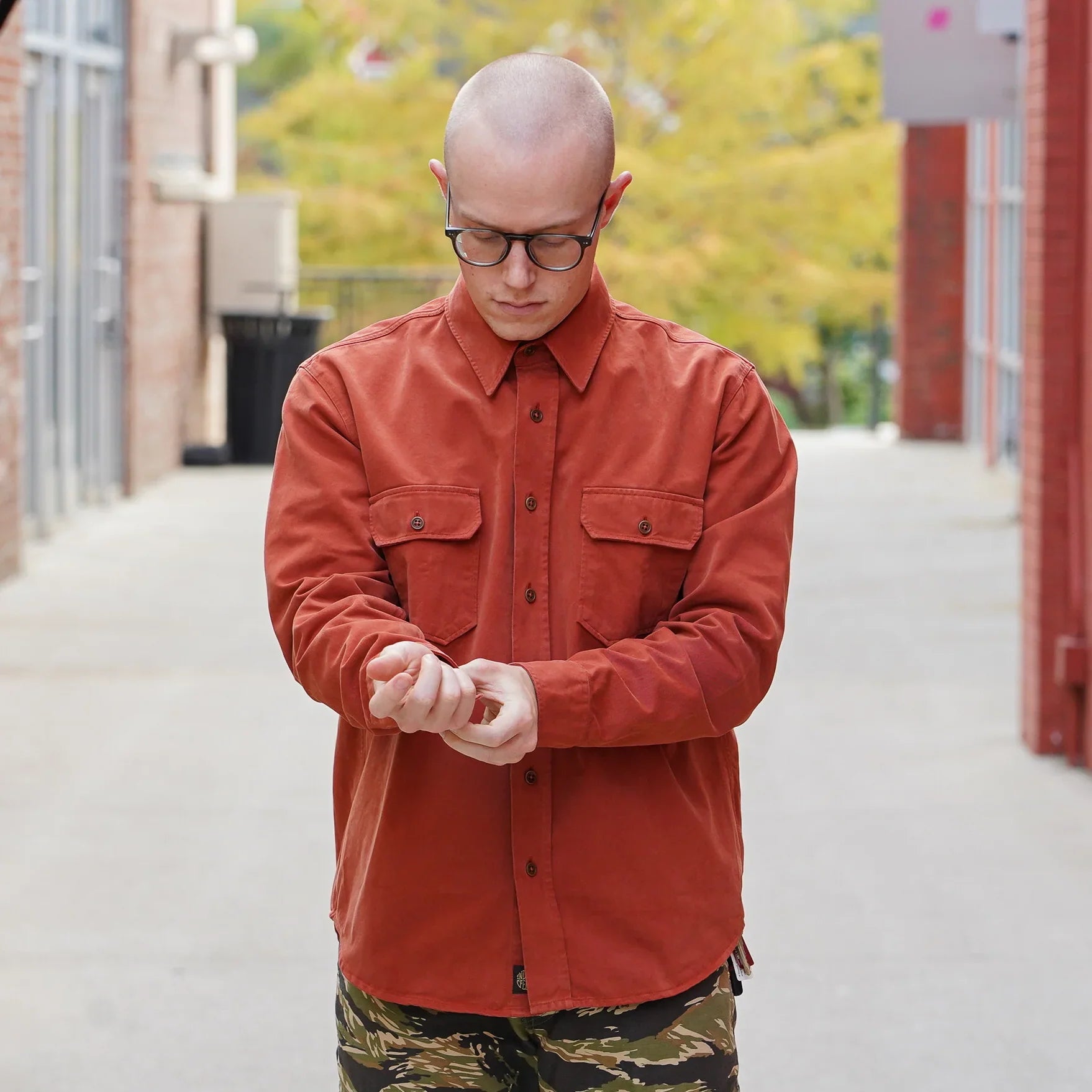 Indigofera Alamo Work Shirt - Auburn