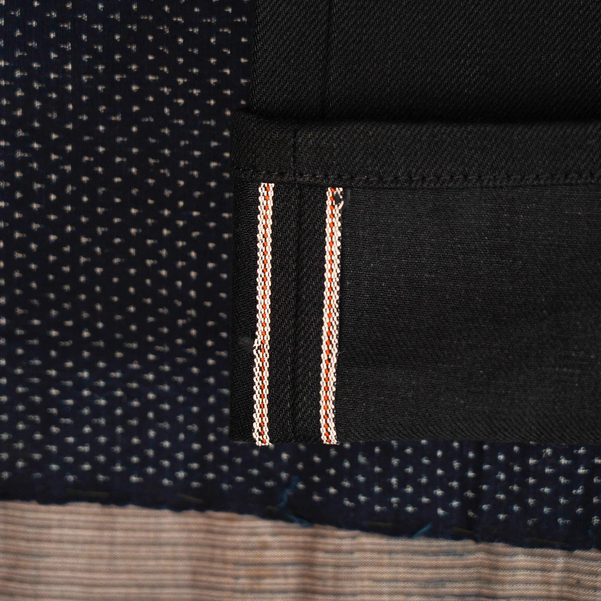 Brain Dead Type 00 14.25oz Selvedge Denim - Solid Black