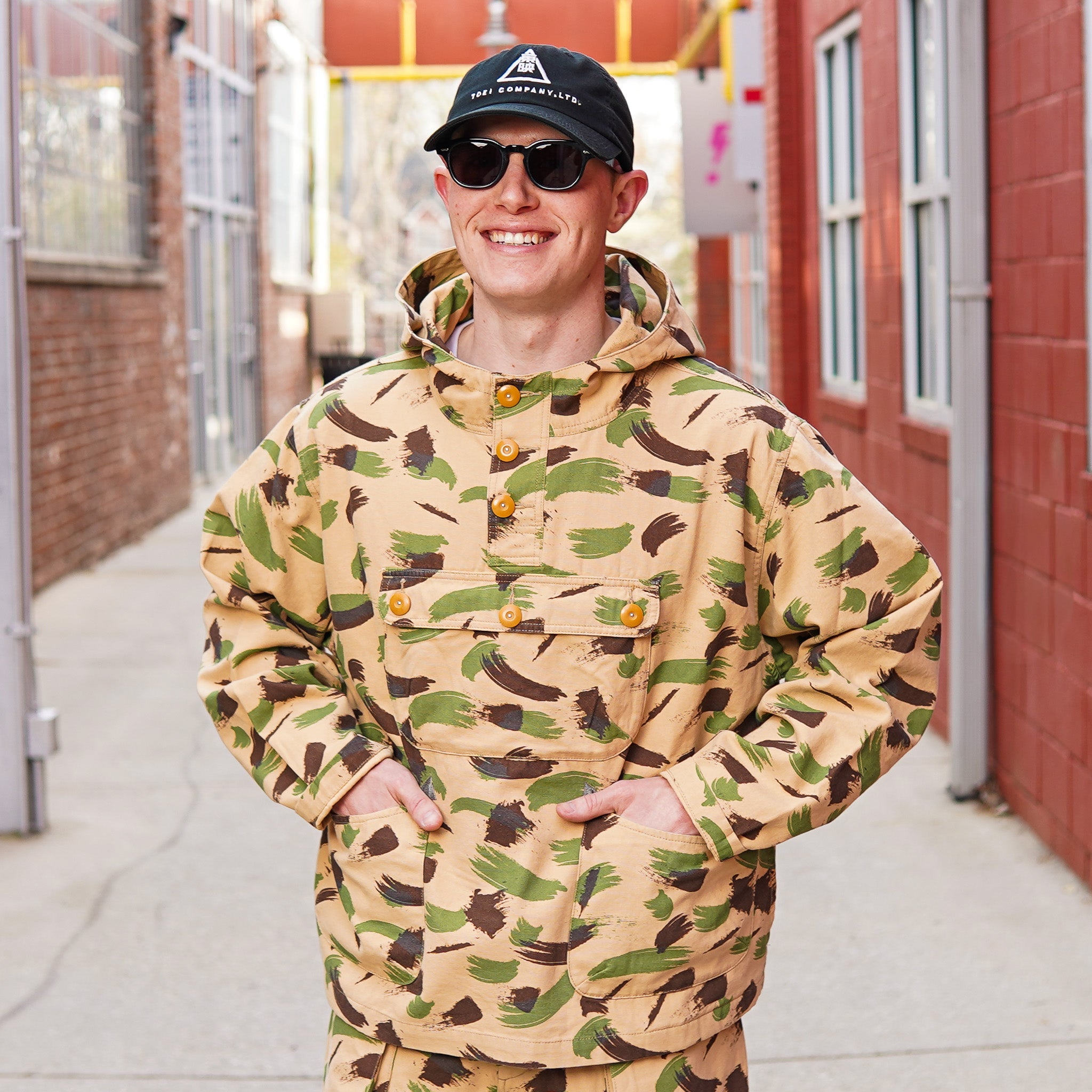 Brain Dead Brushstroke Smock - Camo