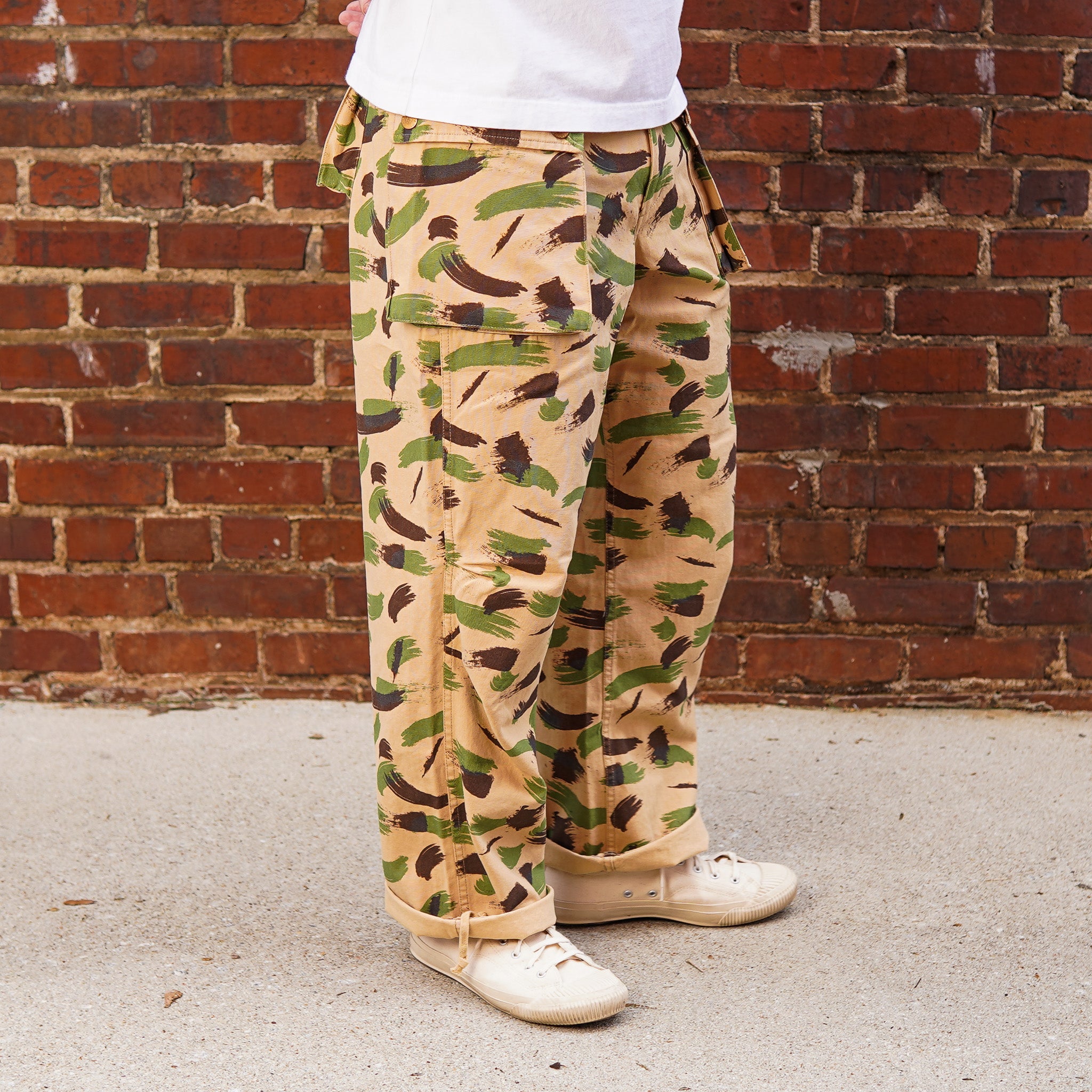 Brain Dead Canvas Overpant - Brushstroke Camo
