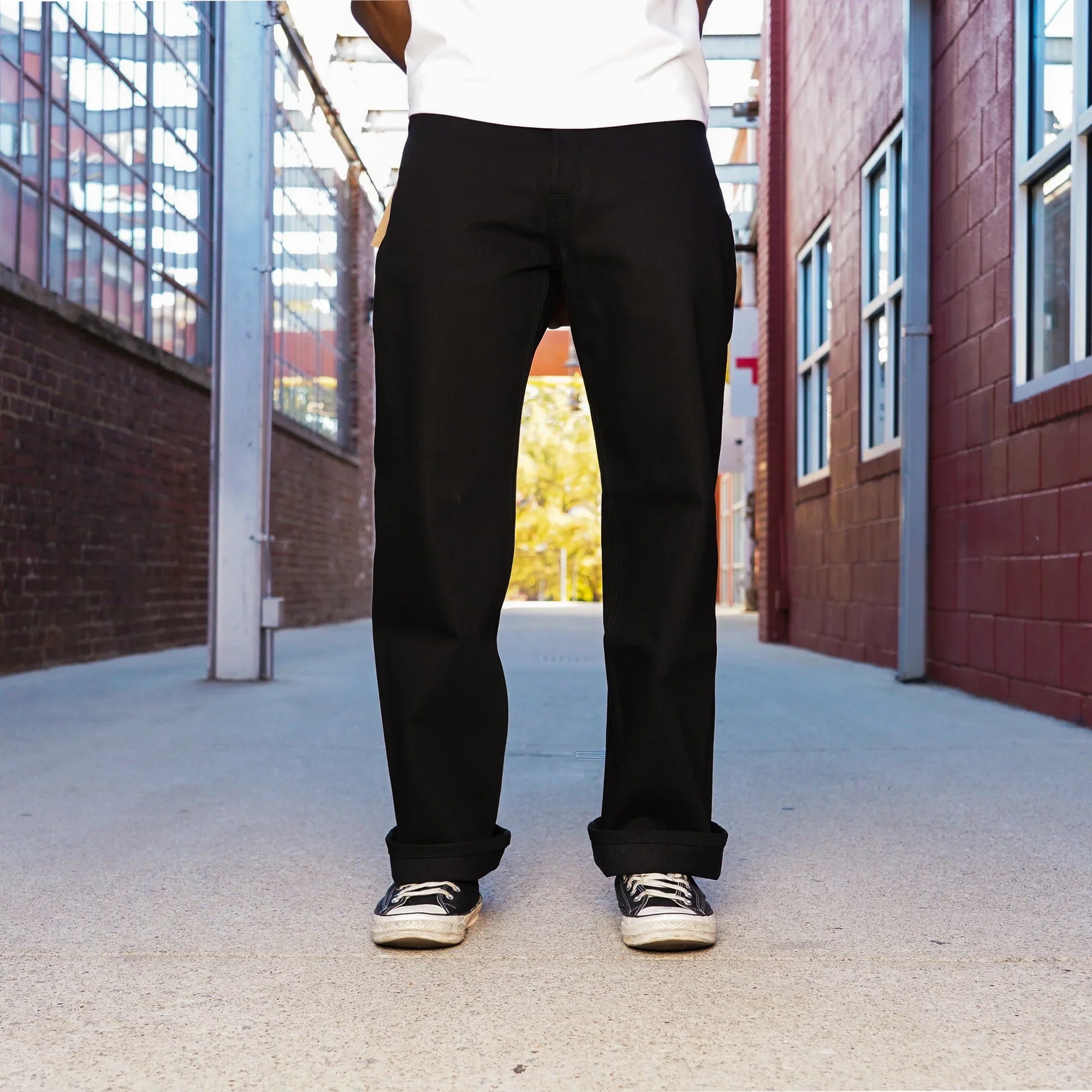 Brain Dead Type 00 14.25oz Selvedge Denim - Solid Black