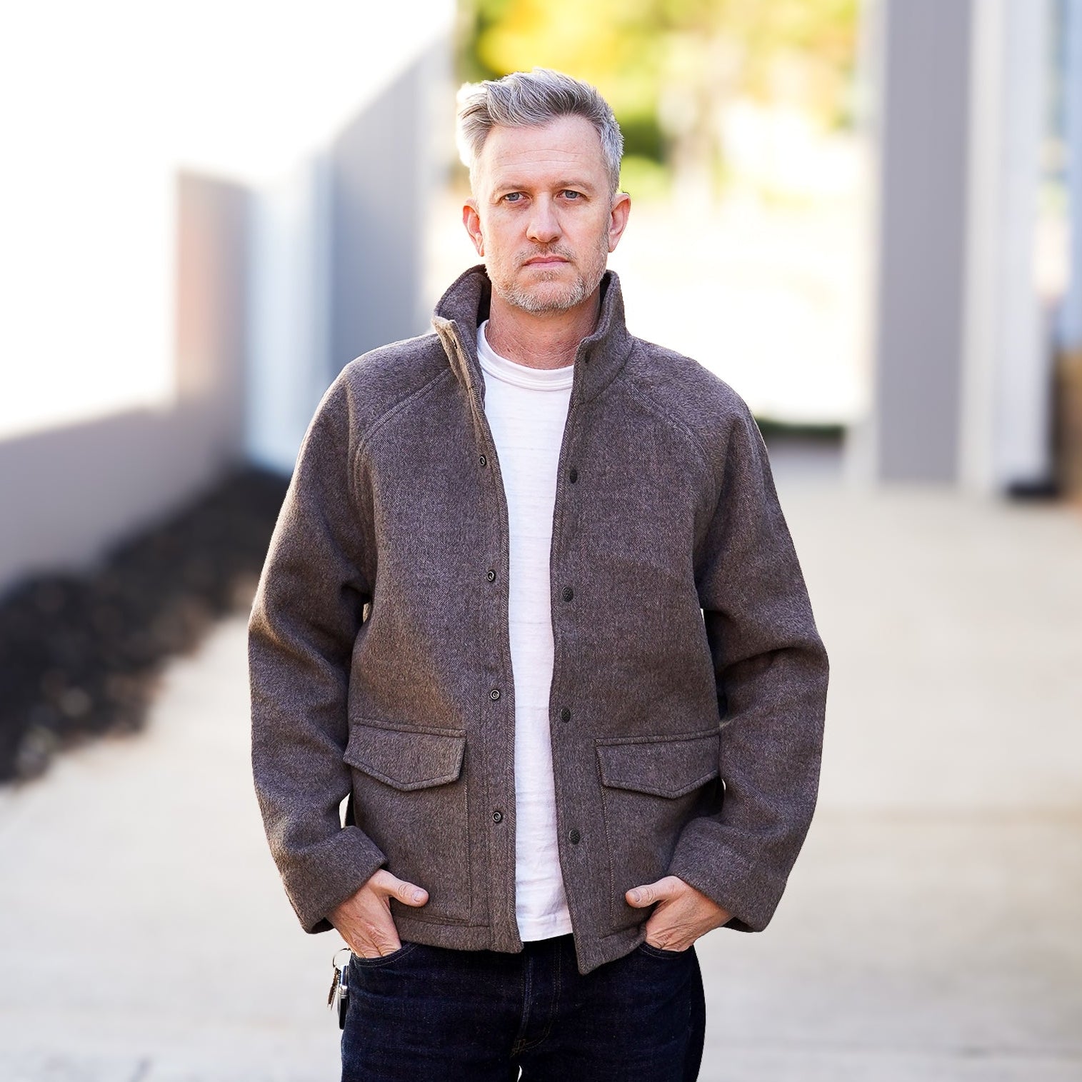 3sixteen Welding Jacket - Tobacco Wool/Cashmere