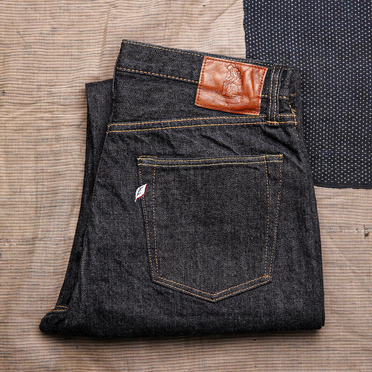 Pure Blue Japan XX-002 14oz Selvedge Denim Piped Straight - One 