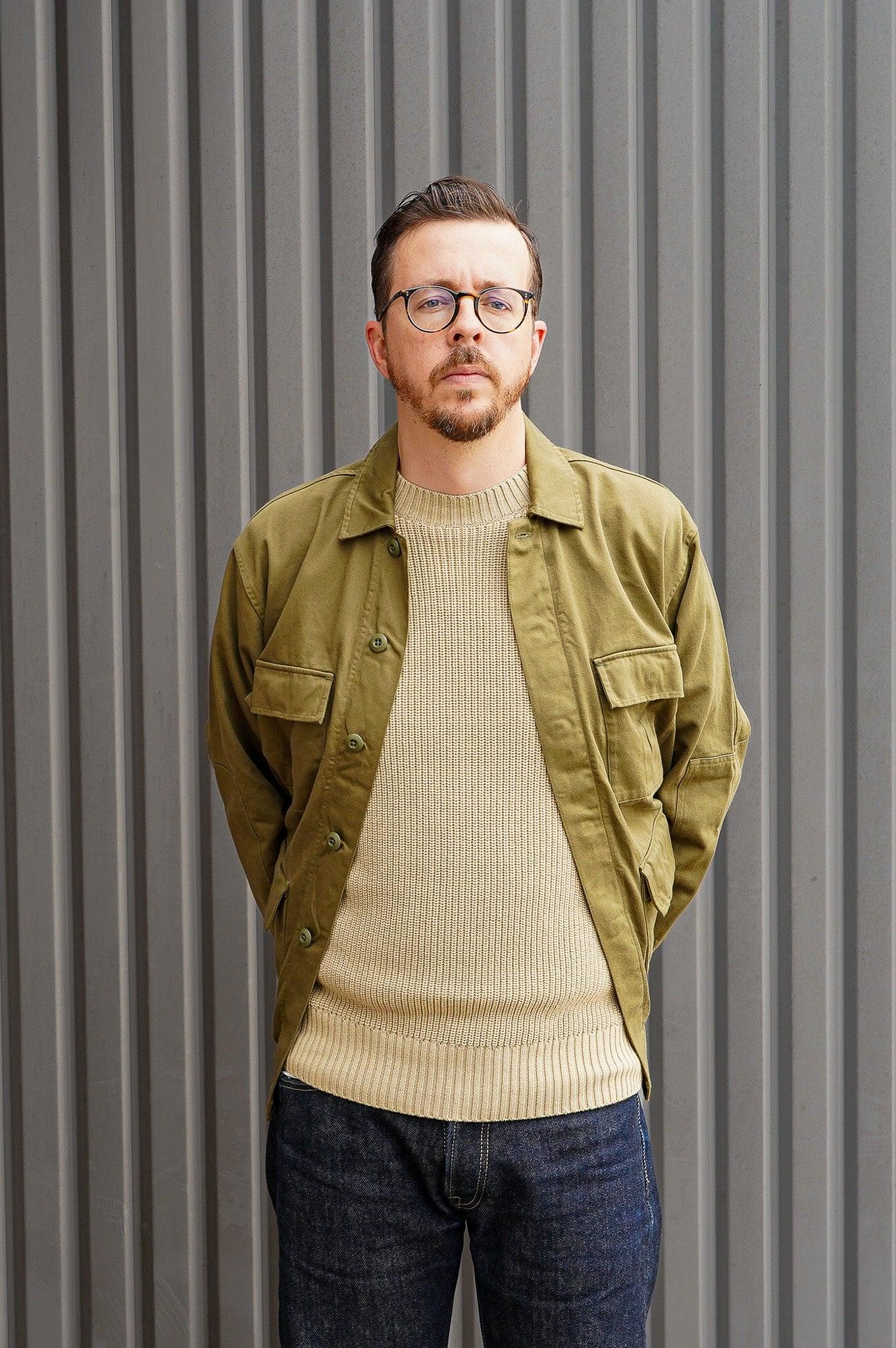 3sixteen Pima Cotton Crewneck Sweater - Sand