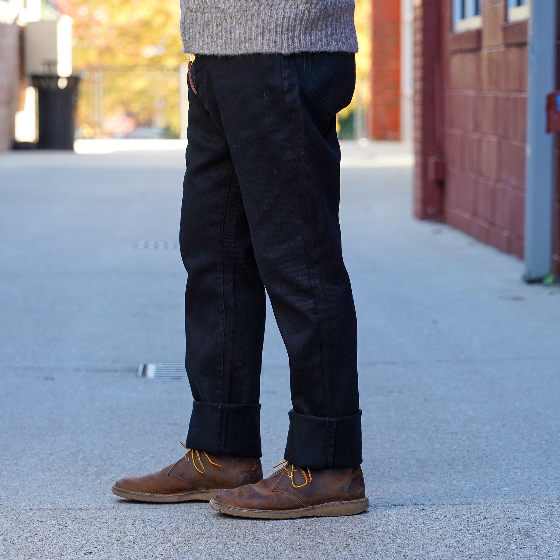 Wythe Bedford Cord Five Pocket Pants - Black