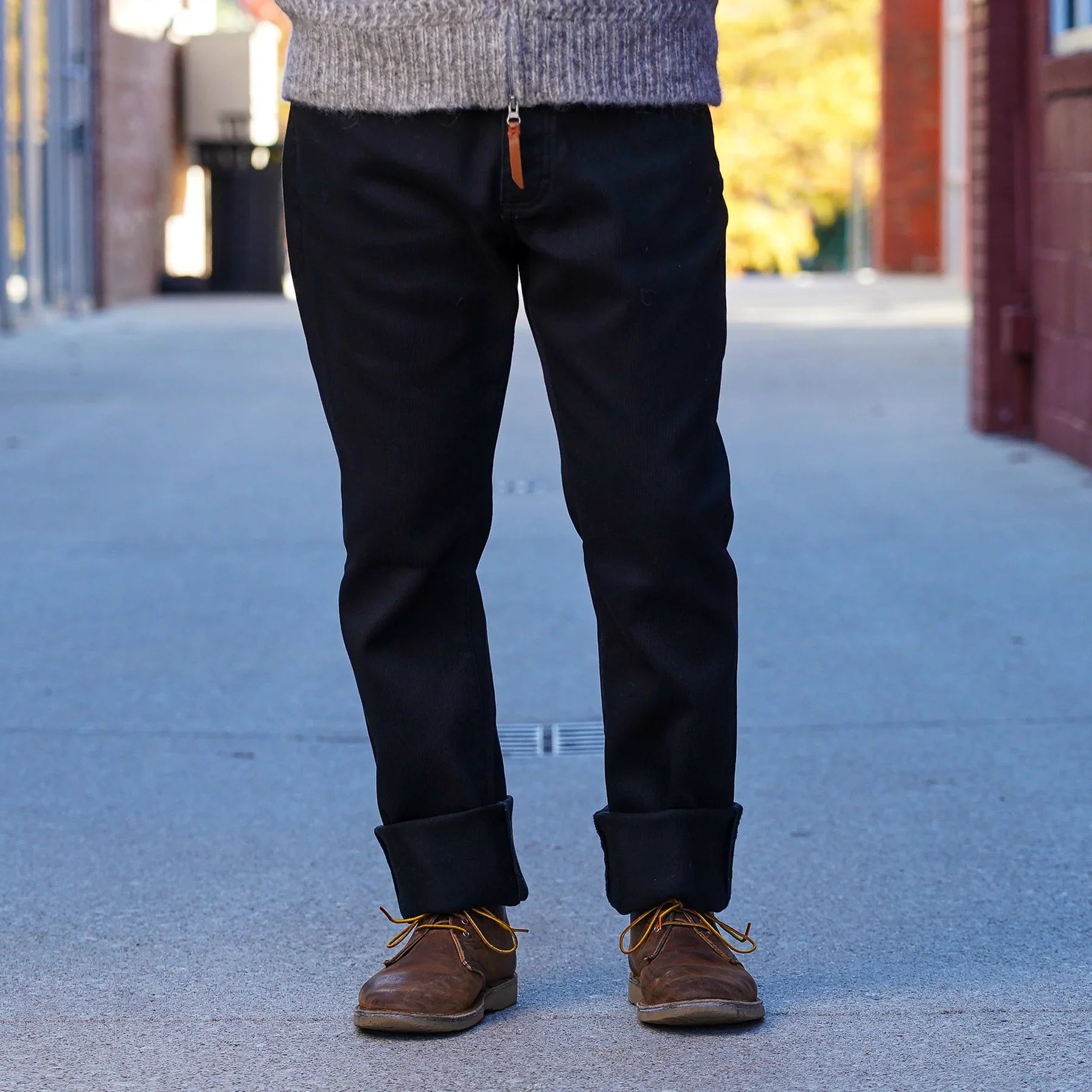 Wythe Bedford Cord Five Pocket Pants - Black