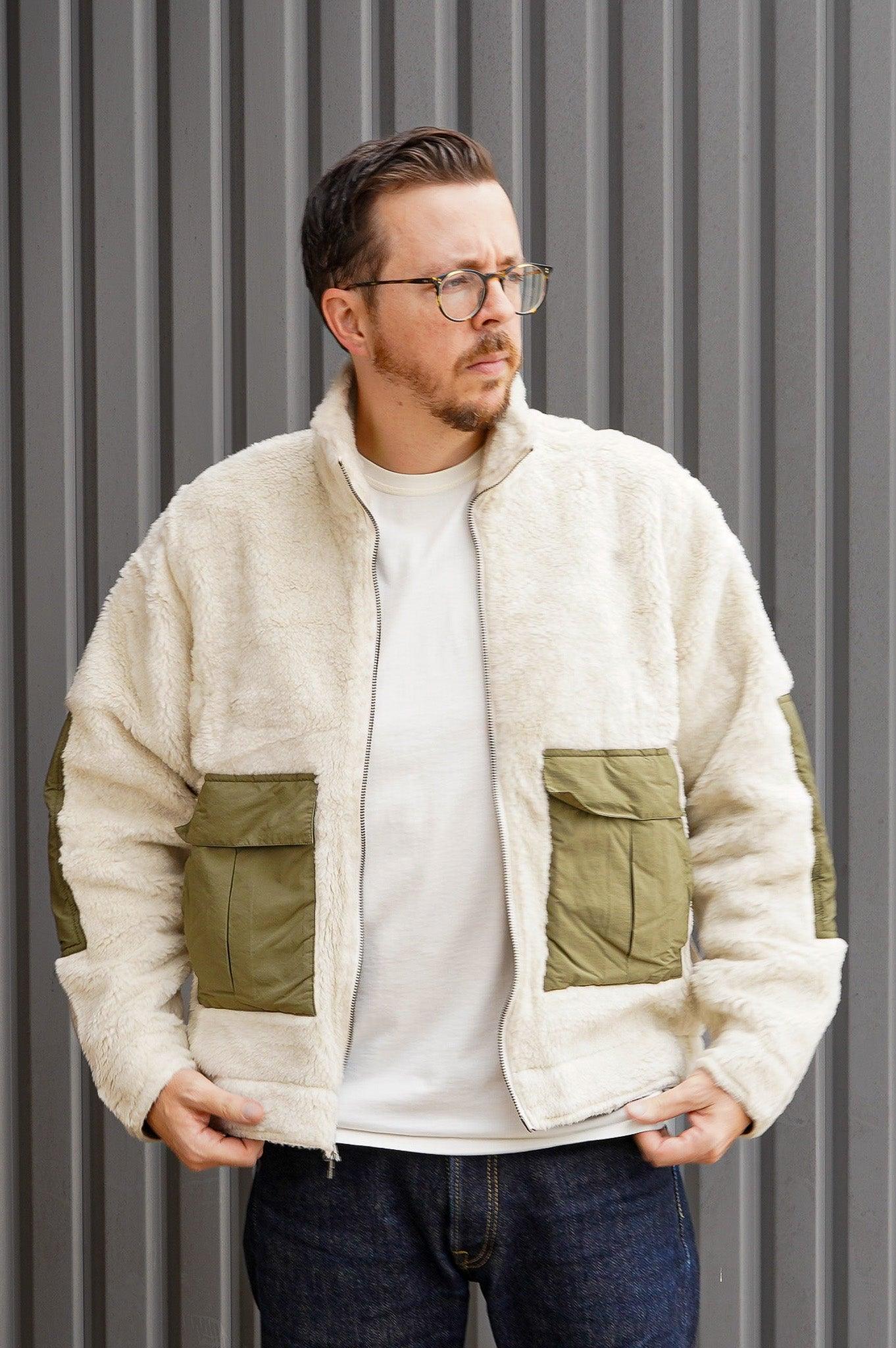 3sixteen Fleece Jacket - Ecru Wool Fleece