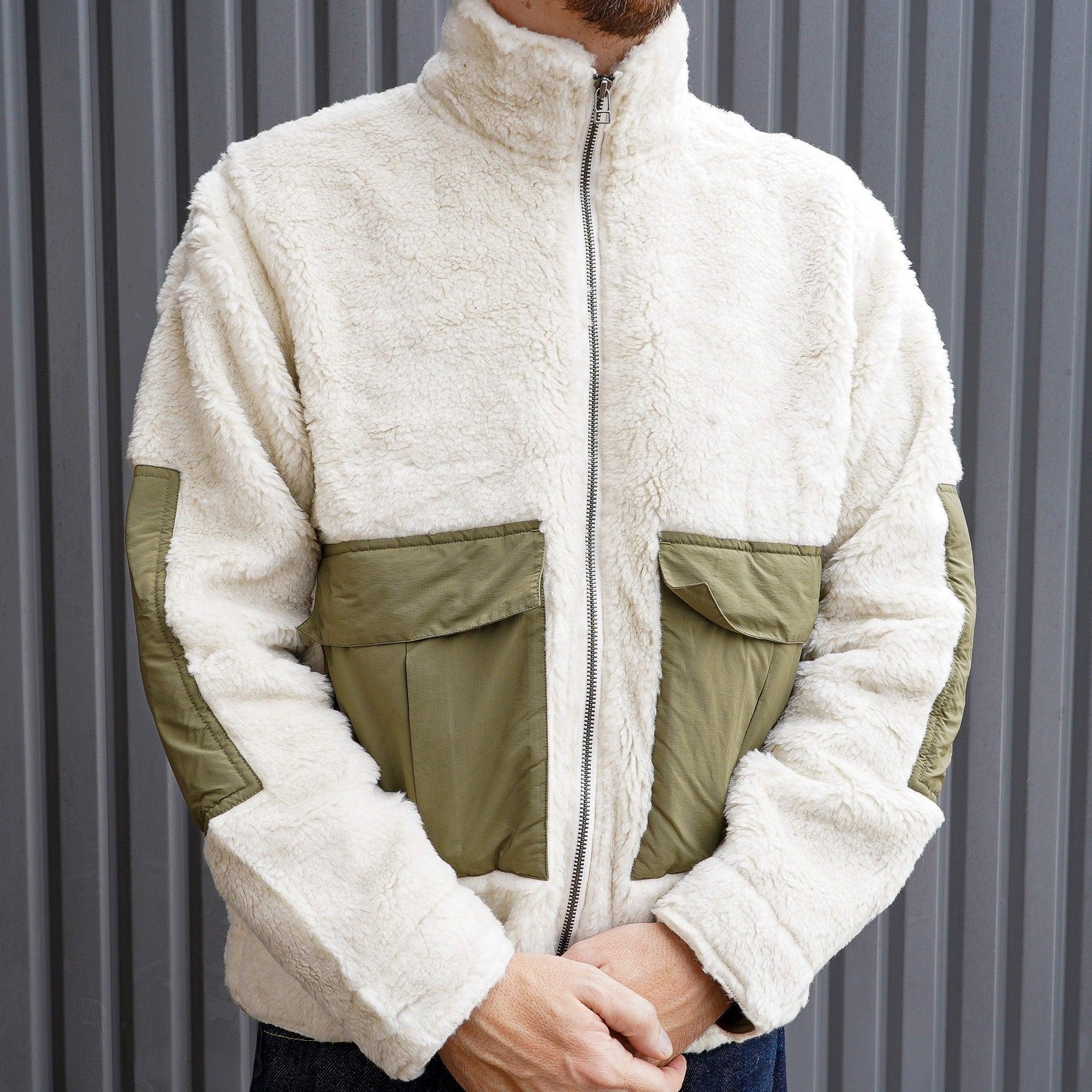 3sixteen Fleece Jacket - Ecru Wool Fleece