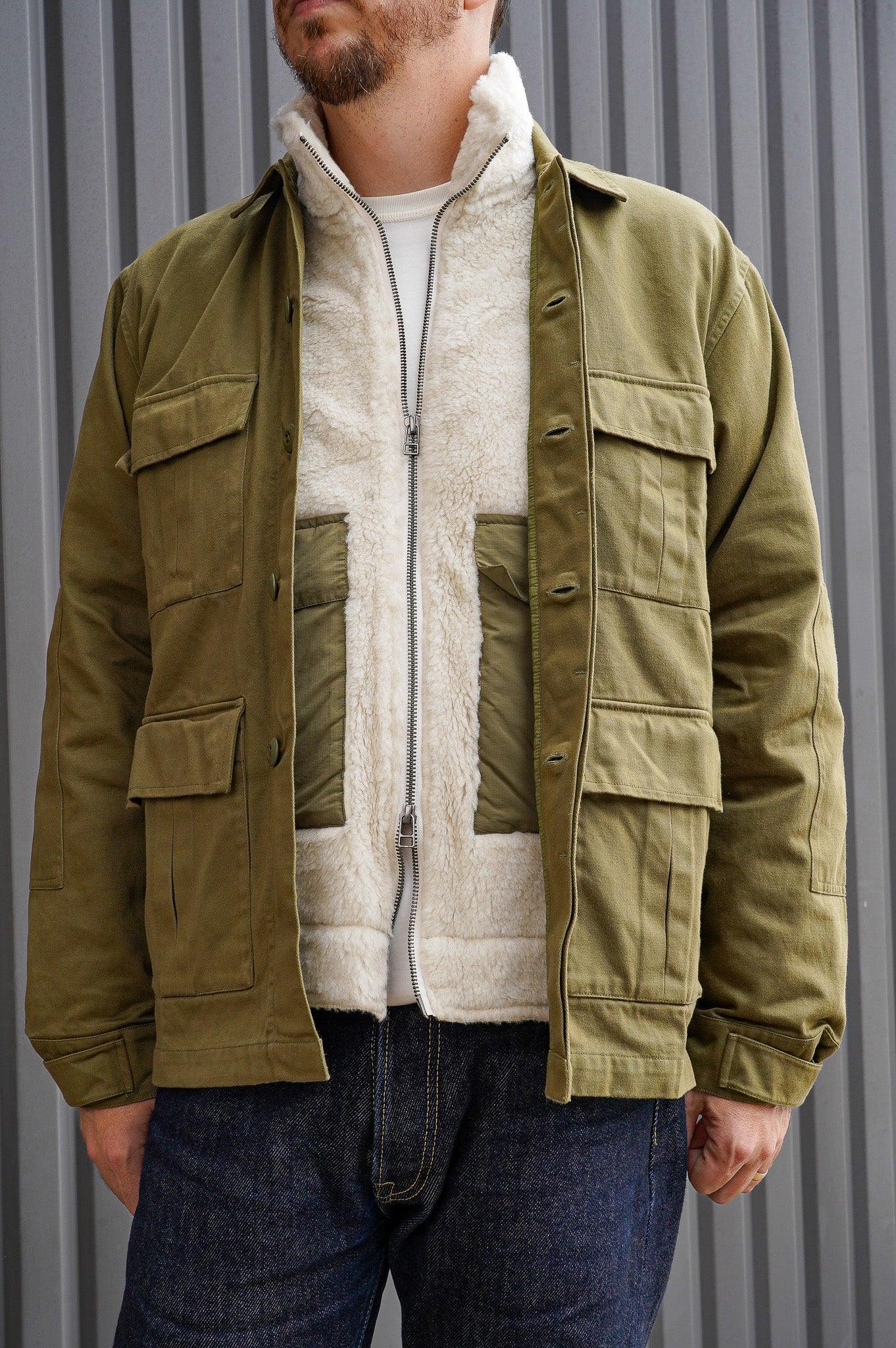 3sixteen Fleece Jacket - Ecru Wool Fleece