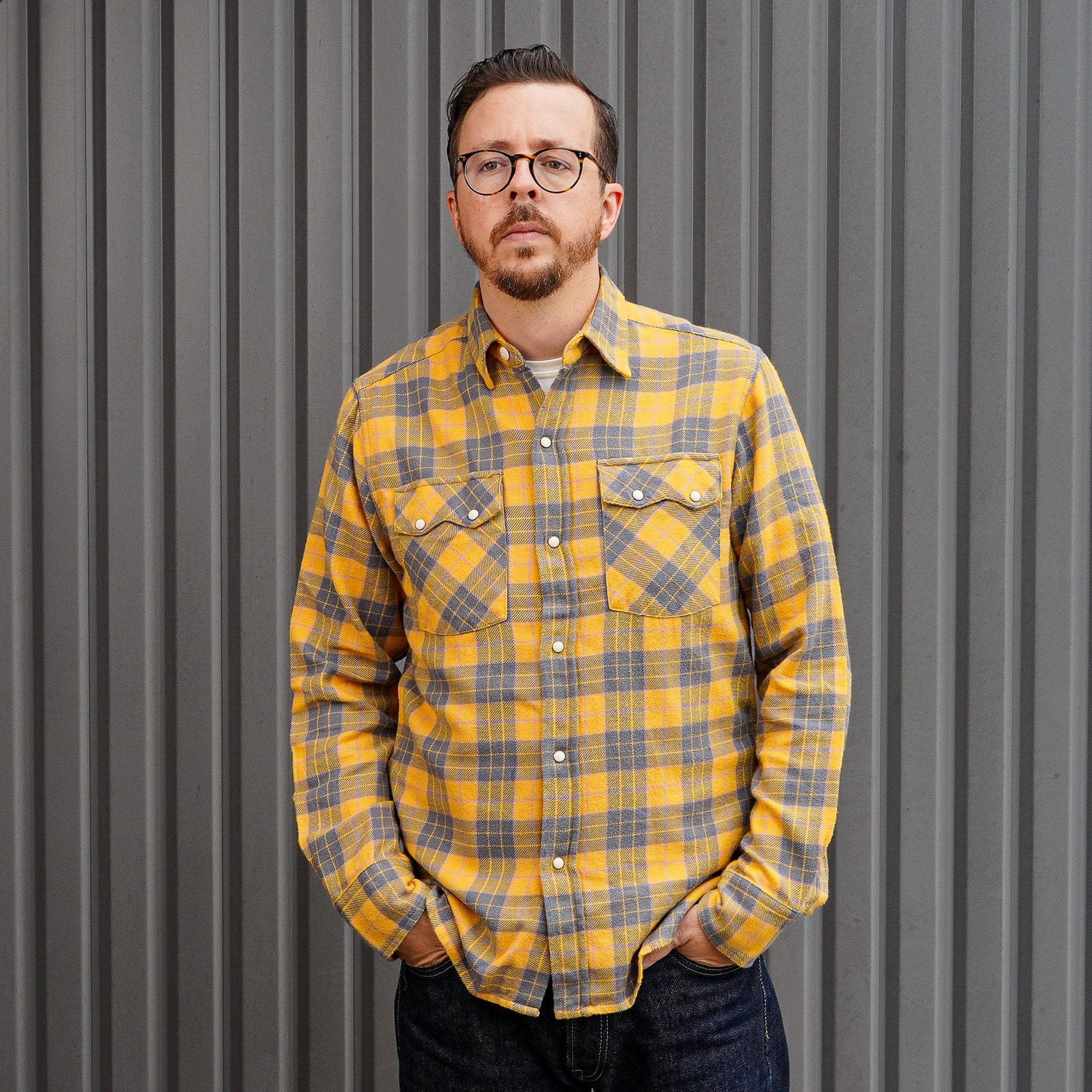Wythe Flannel Pearlsnap Shirt - Daybreak