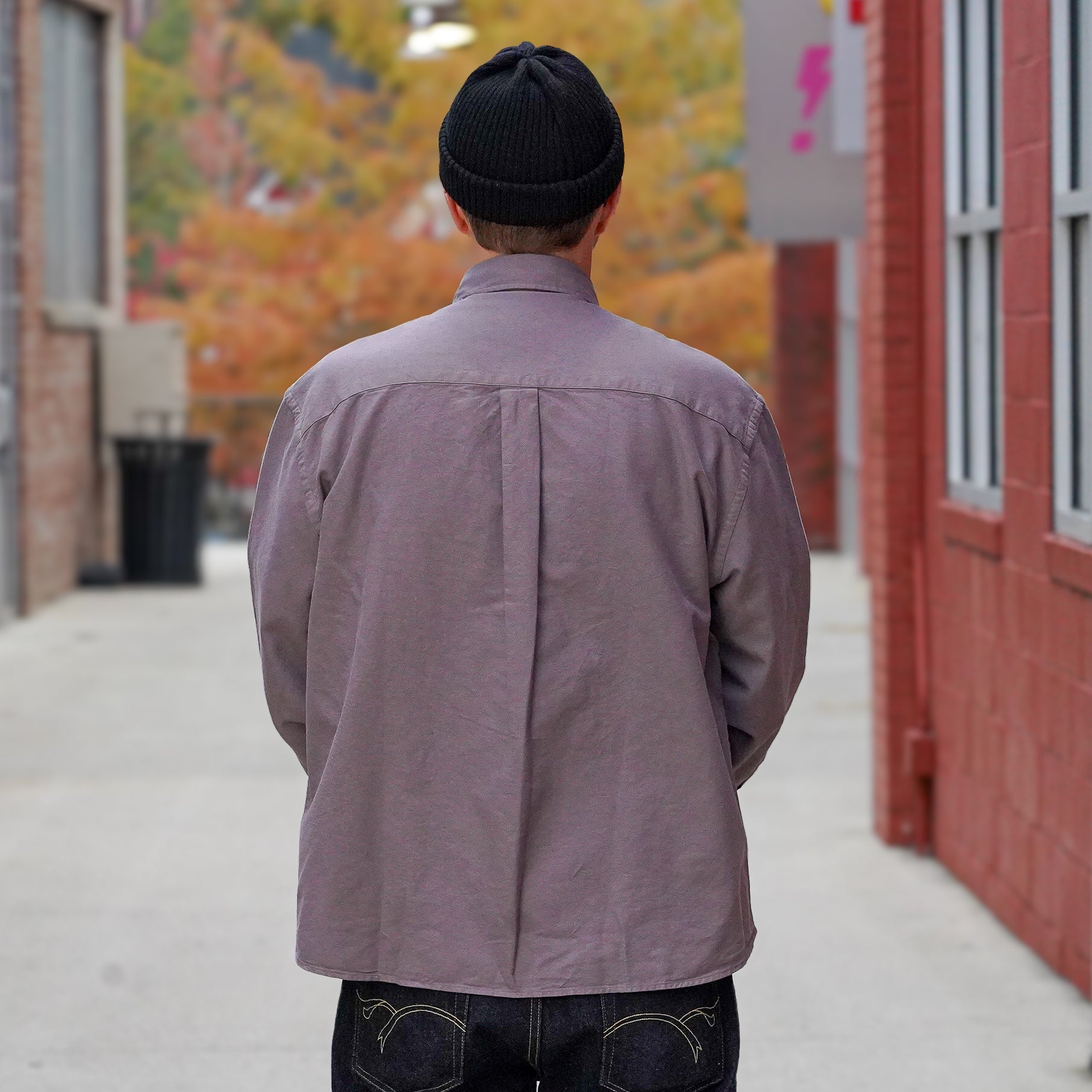 3sixteen Big Oxford - Dusty Purple