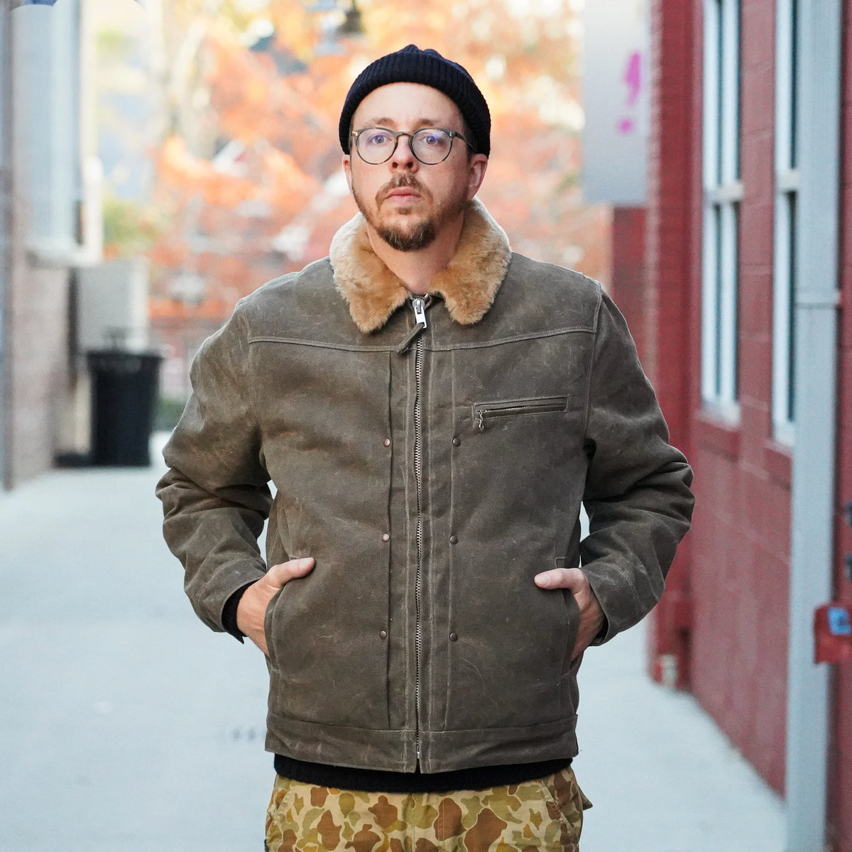rj 2 waxed canvas 20 ounce tobacco Freenote Cloth RJ-2 Jacket Olive 66kg and wearing size S. Freenote Cloth RJ-2 20oz Lined