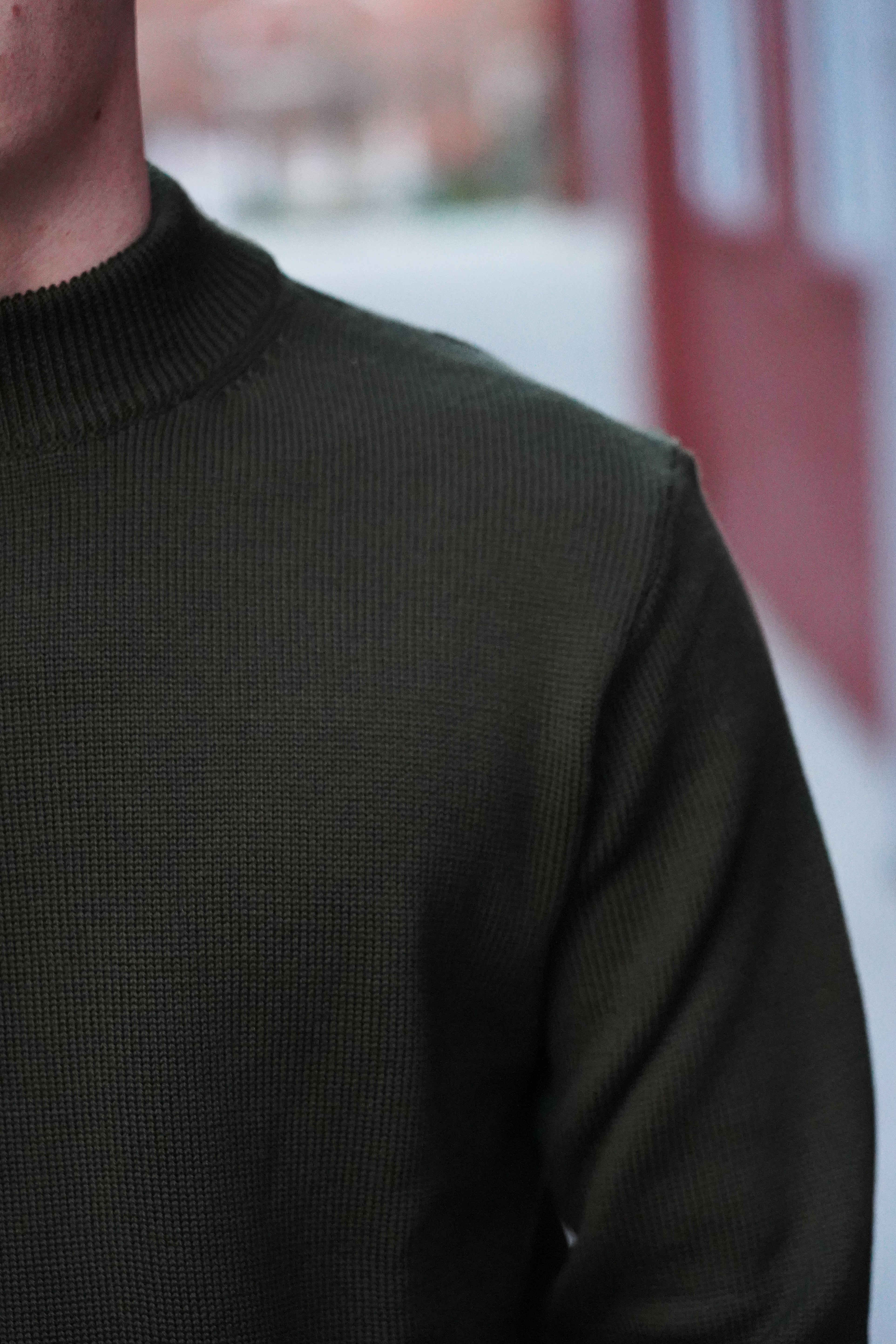 Heimat Textil Merino Deck Sweater - Military Green
