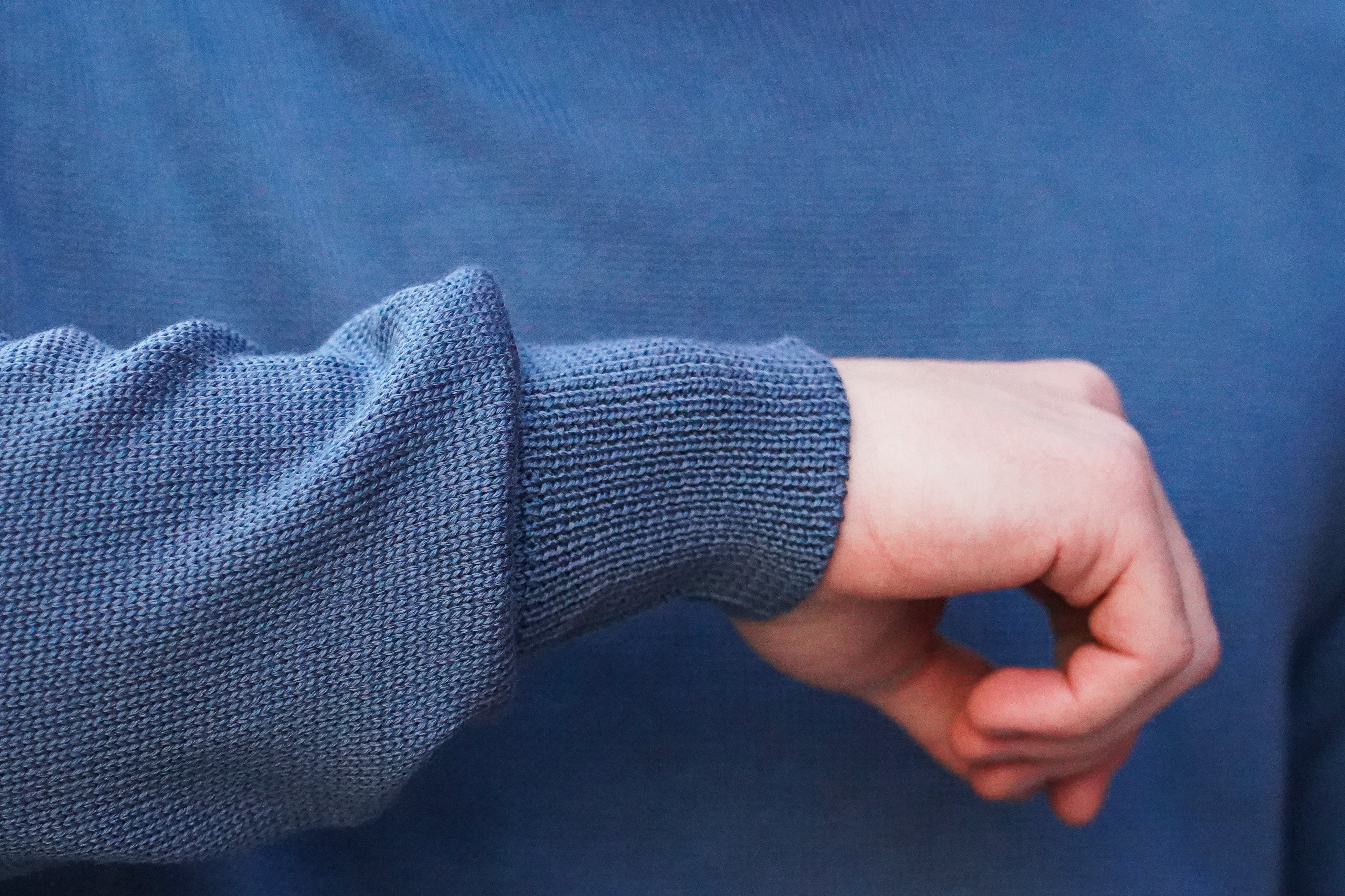 Heimat Textil Merino Deck Sweater - Trail Blue