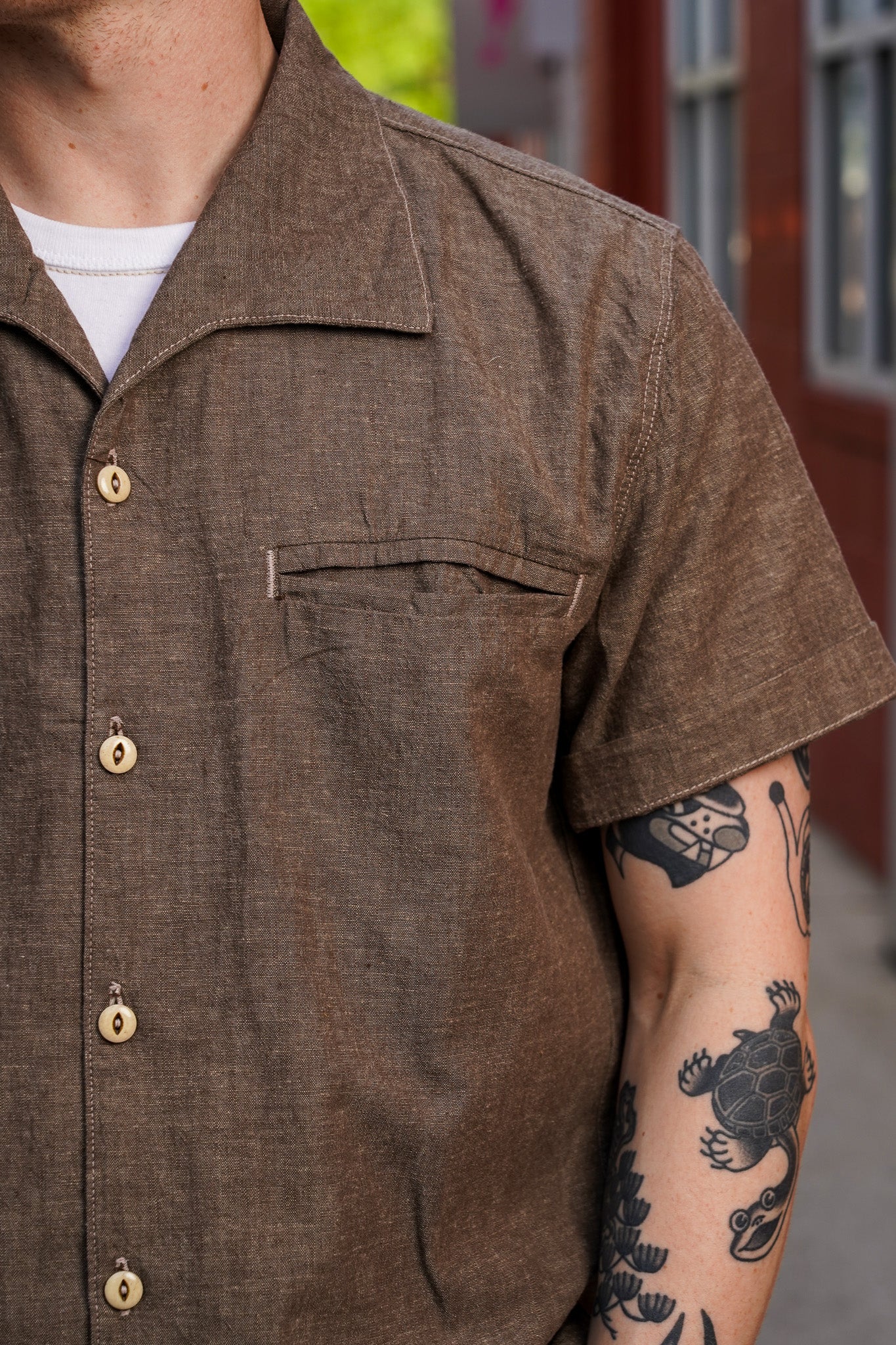 Freenote Cloth Cayucos Shirt - Dusty Brown