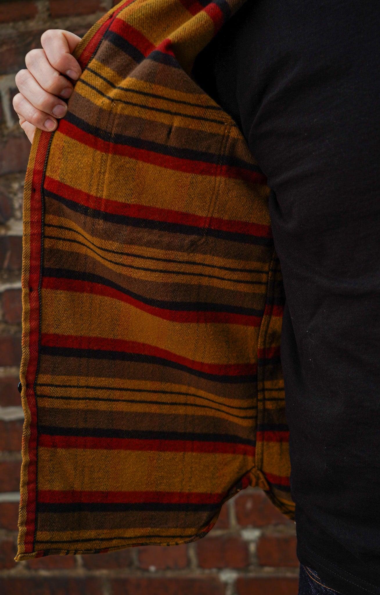 Studio D'Artisan 5714 Heavy Flannel Shirt - Yellow