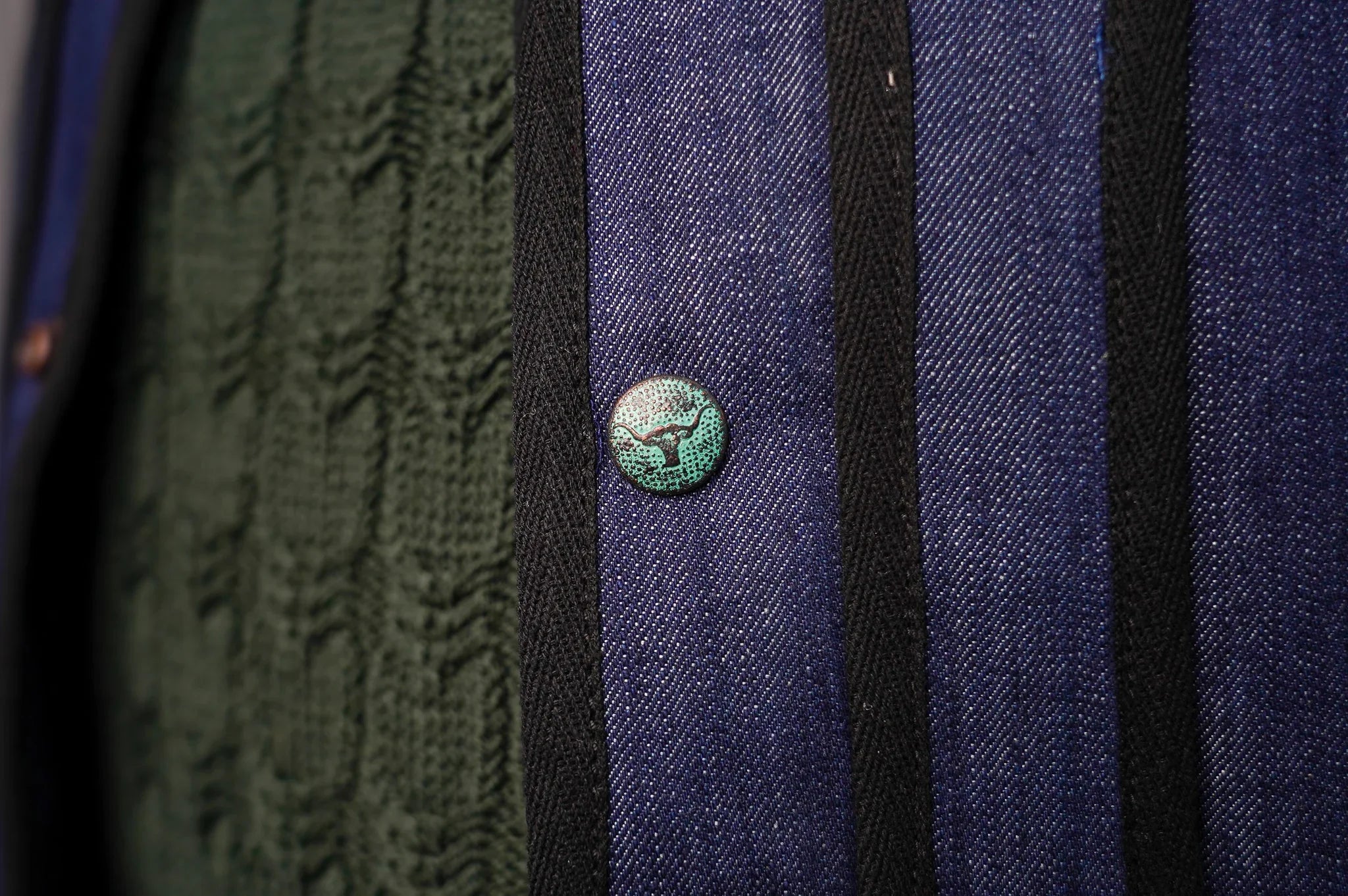 Wythe Blanket-Lined Denim Hunting Jacket