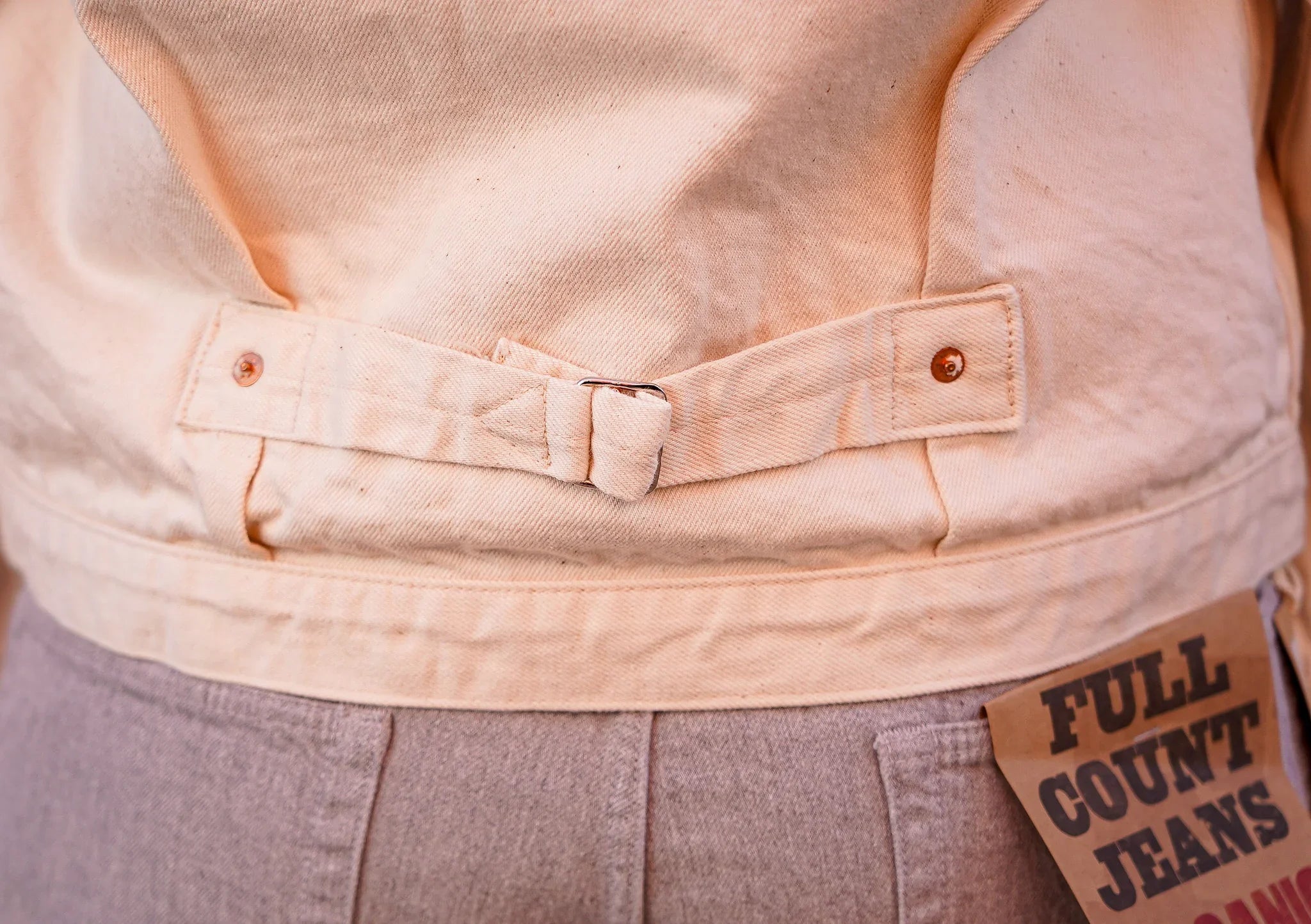 Fullcount 2107EC Type 1 Denim Jacket - Ecru