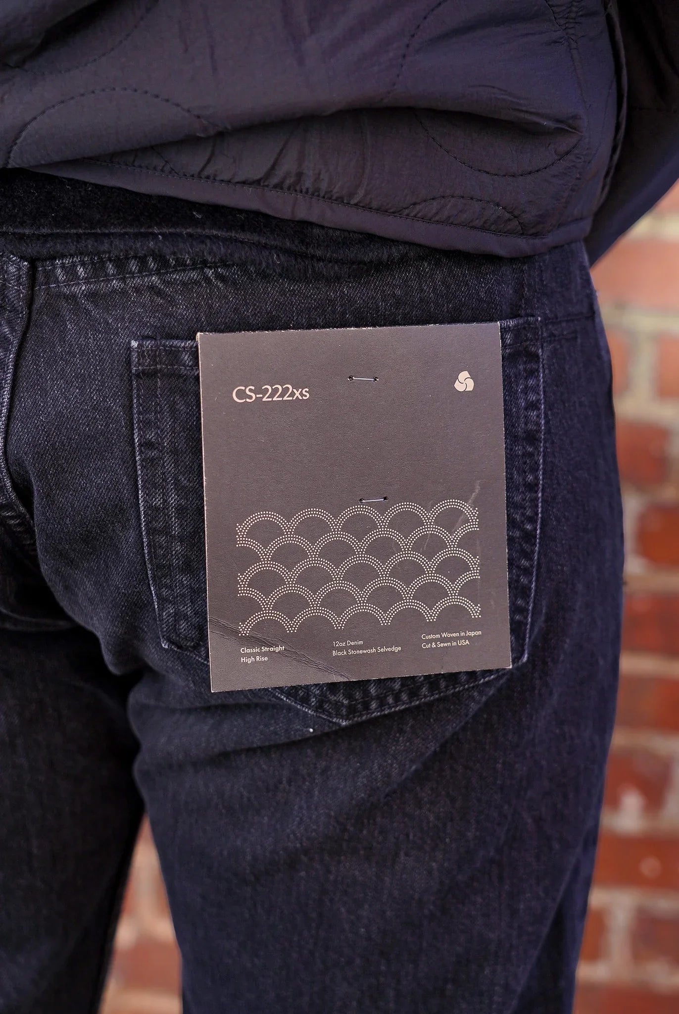 3sixteen CS-222xs Classic Straight - Stonewashed Double Black