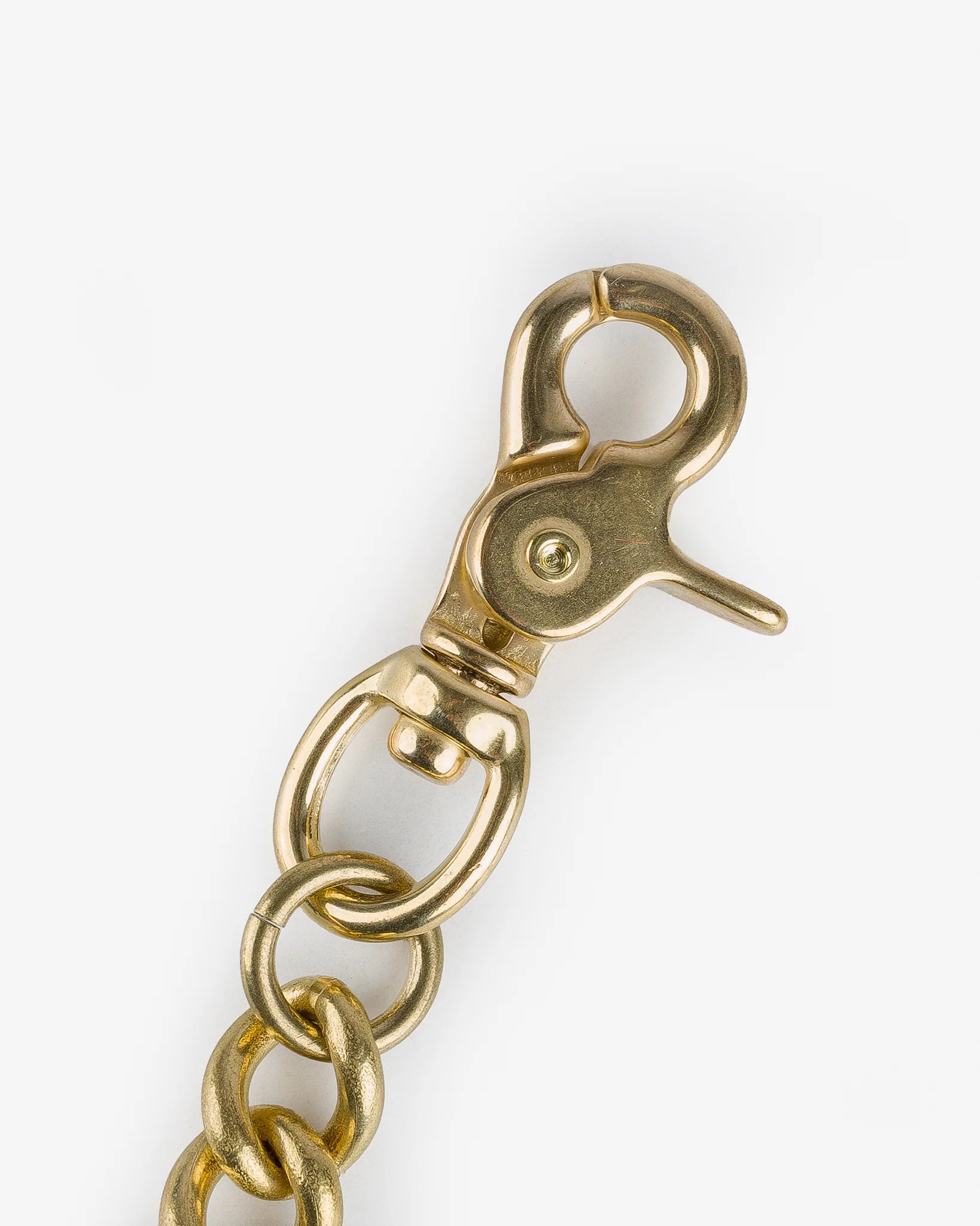 Iron Heart IHW-6 Brass Wallet Chain w/ Hook & Rings